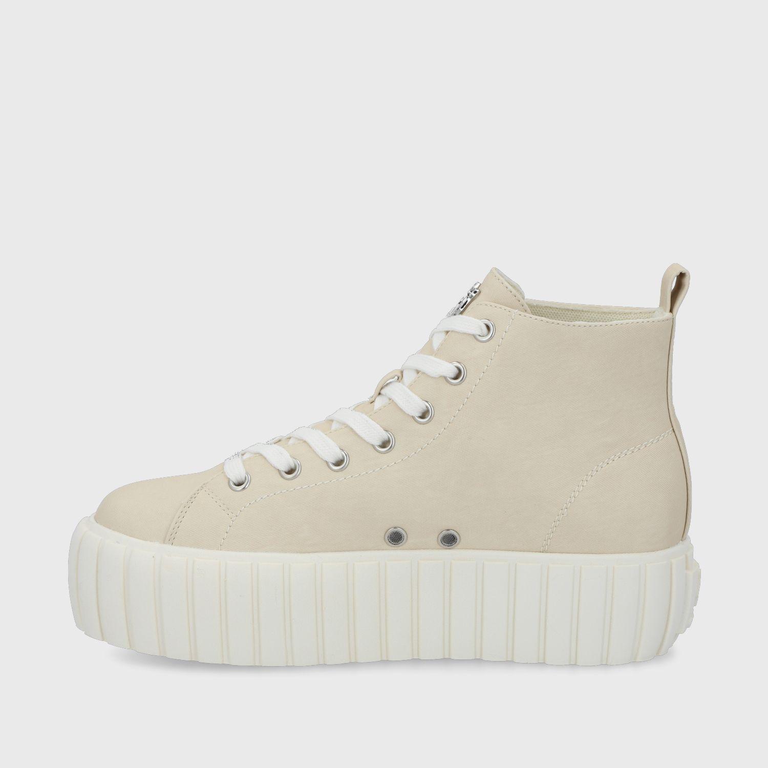 Zapatilla Caña Blanco Hueso Mujer 43072 Gotta-4