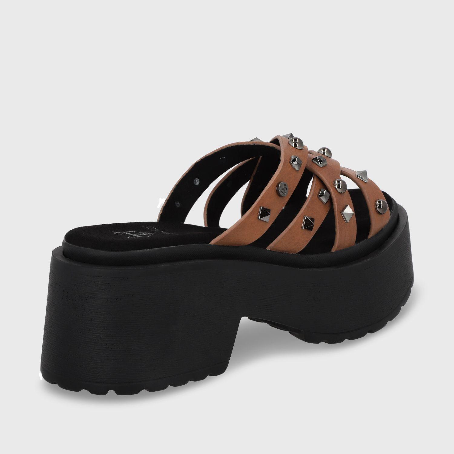 Sandalia Plataforma Beige Mujer 45984 Gotta-4