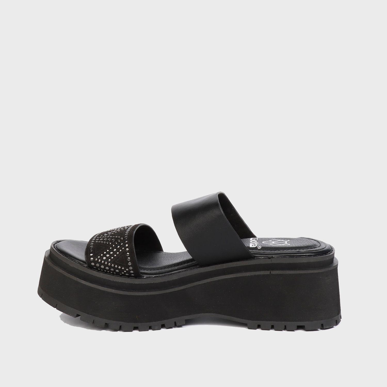 Sandalia Plataforma Negra Mujer 25091 Gotta-3