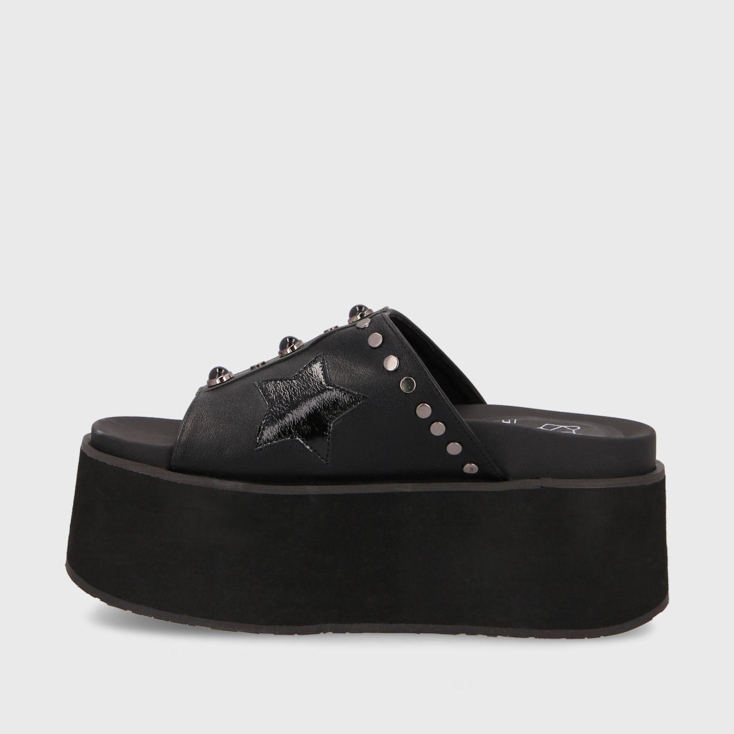 Sandalia Plataforma Negra Mujer 35182 Gotta-4