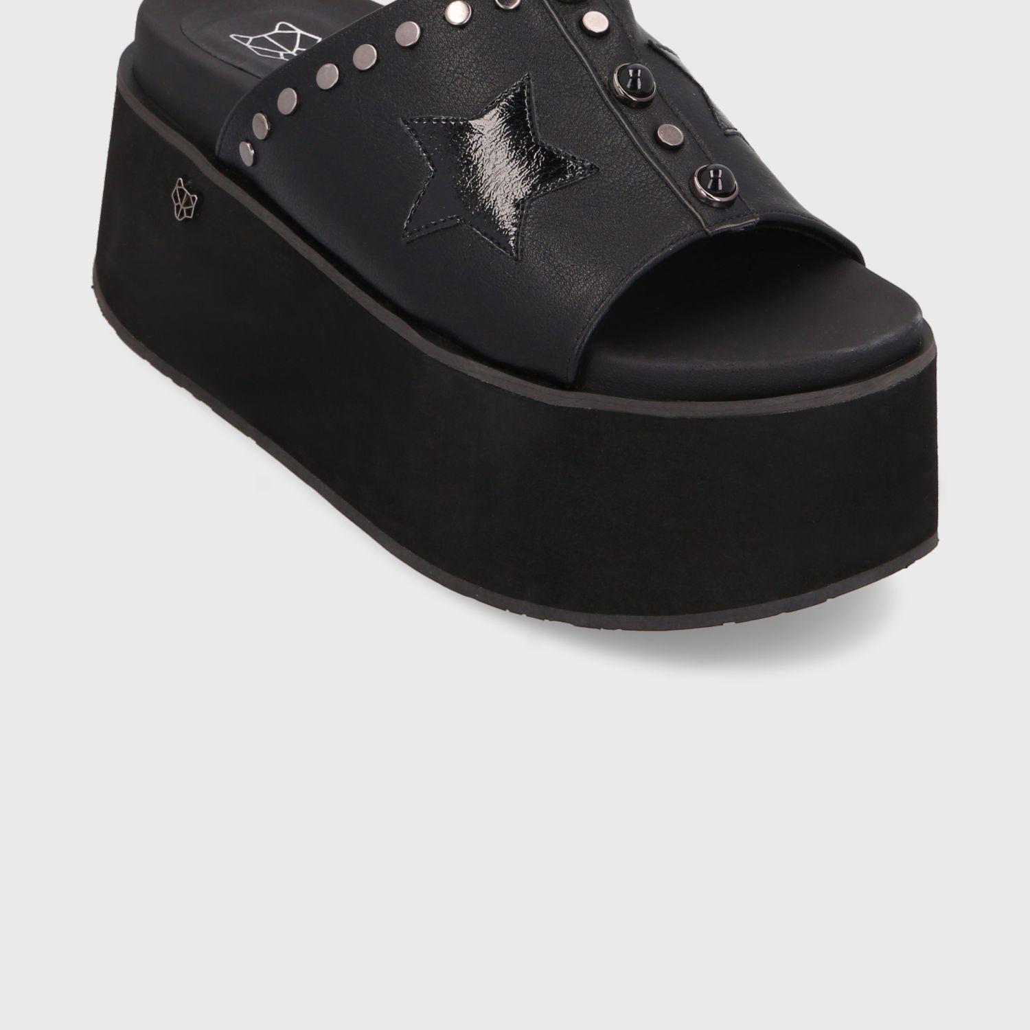 Sandalia Plataforma Negra Mujer 35182 Gotta-6