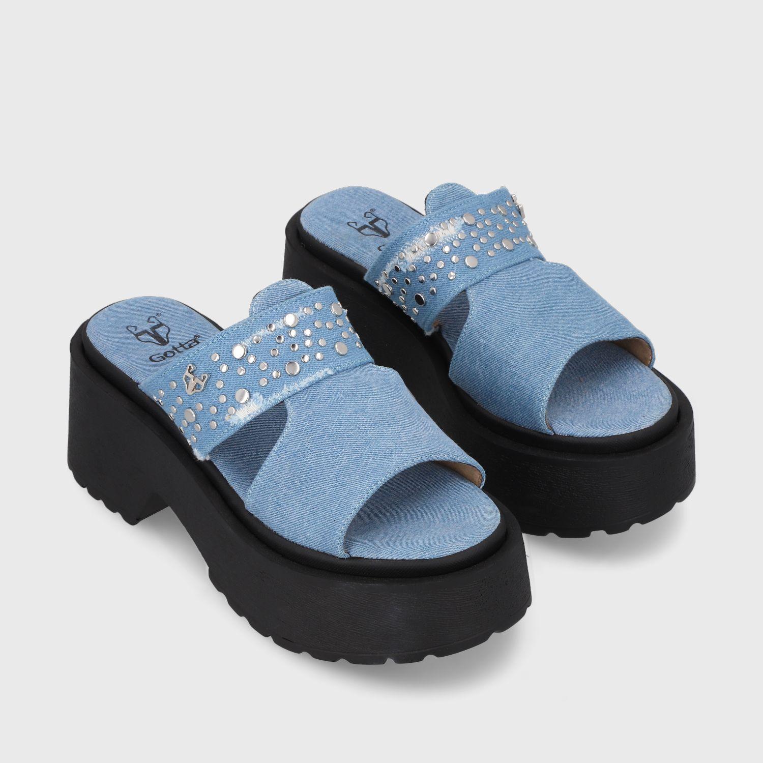 Sandalia Denim  Mujer 45983 Gotta-2