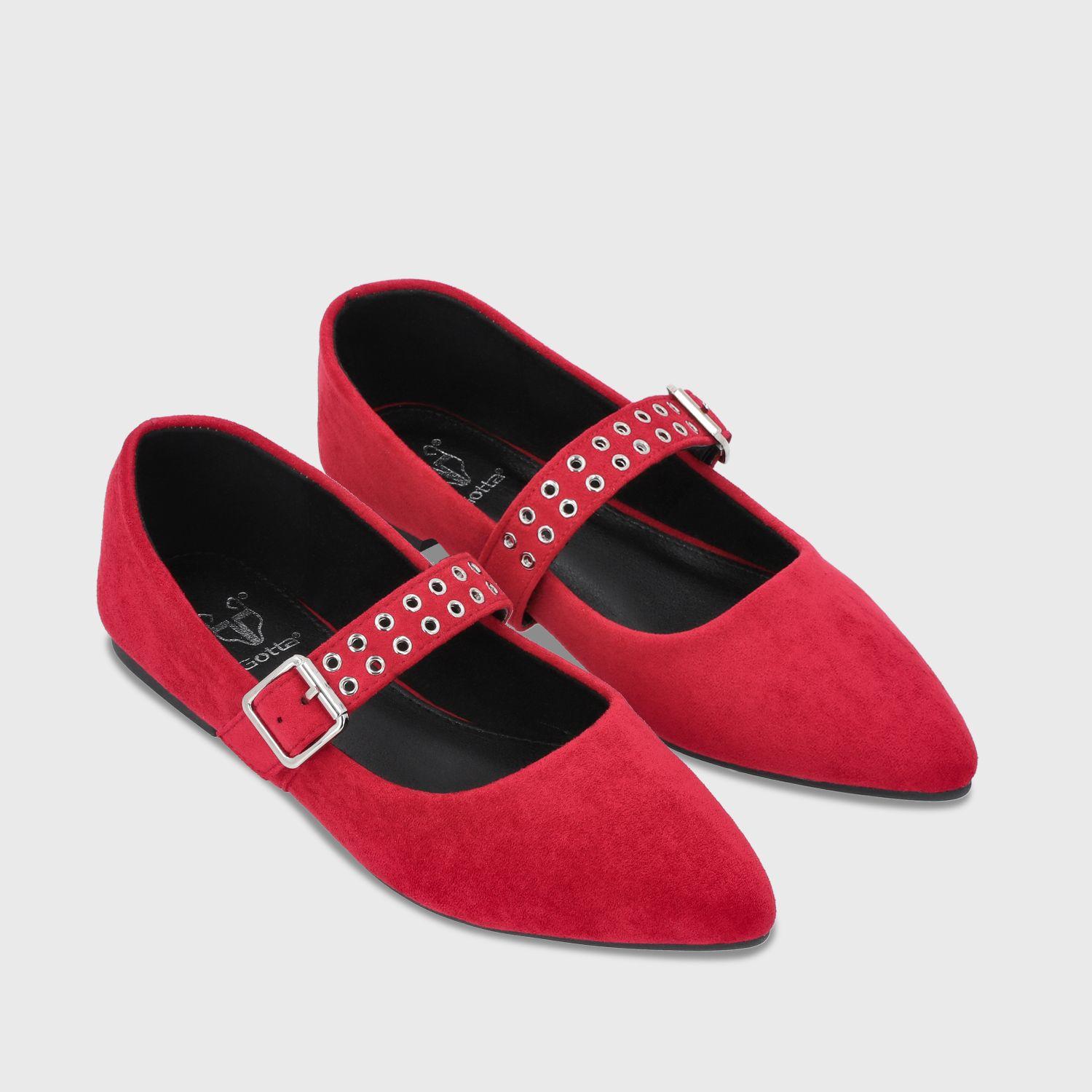 Ballerina Roja Mujer 54011 Gotta-4