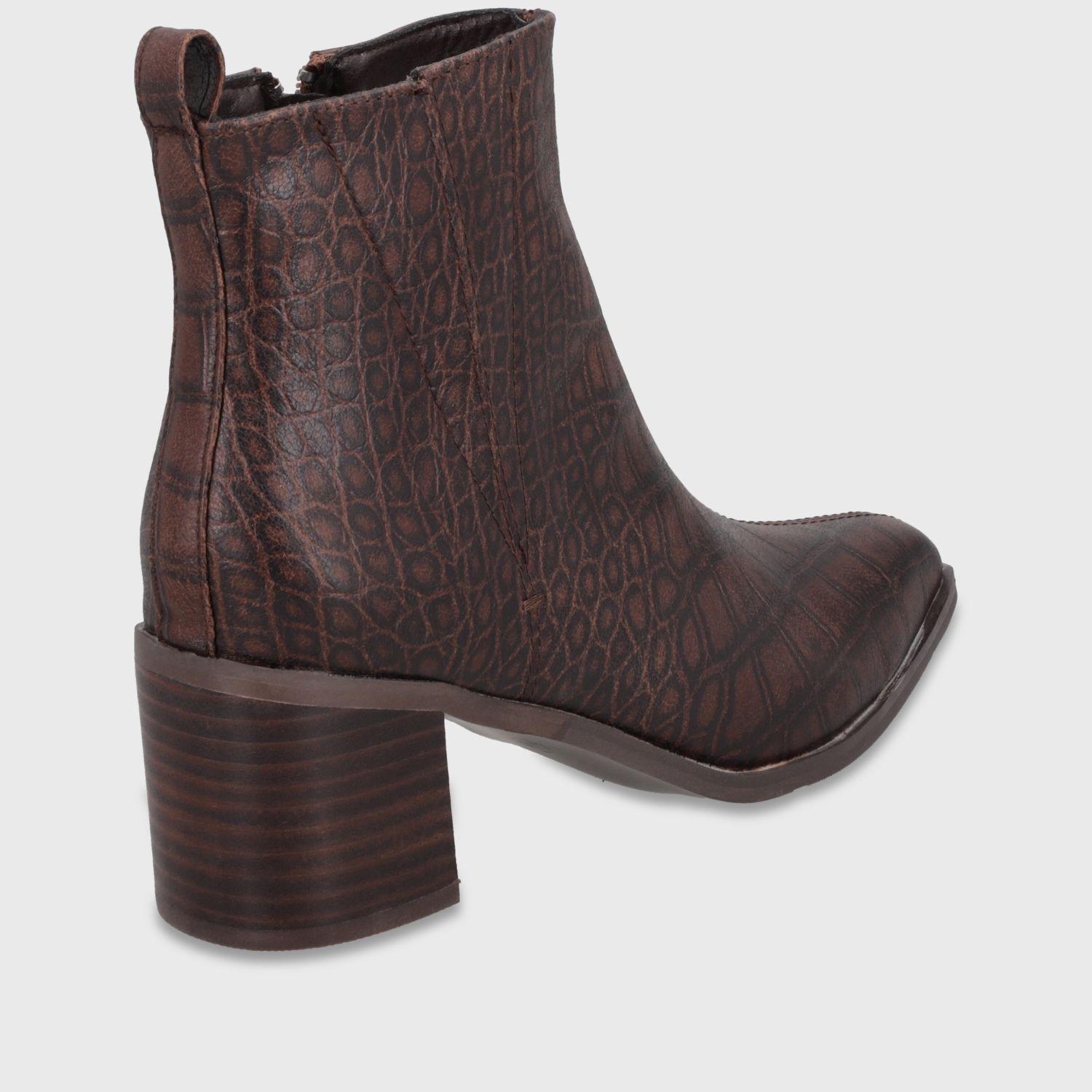 Botin Taco Café Mujer 5530053 Gotta-4