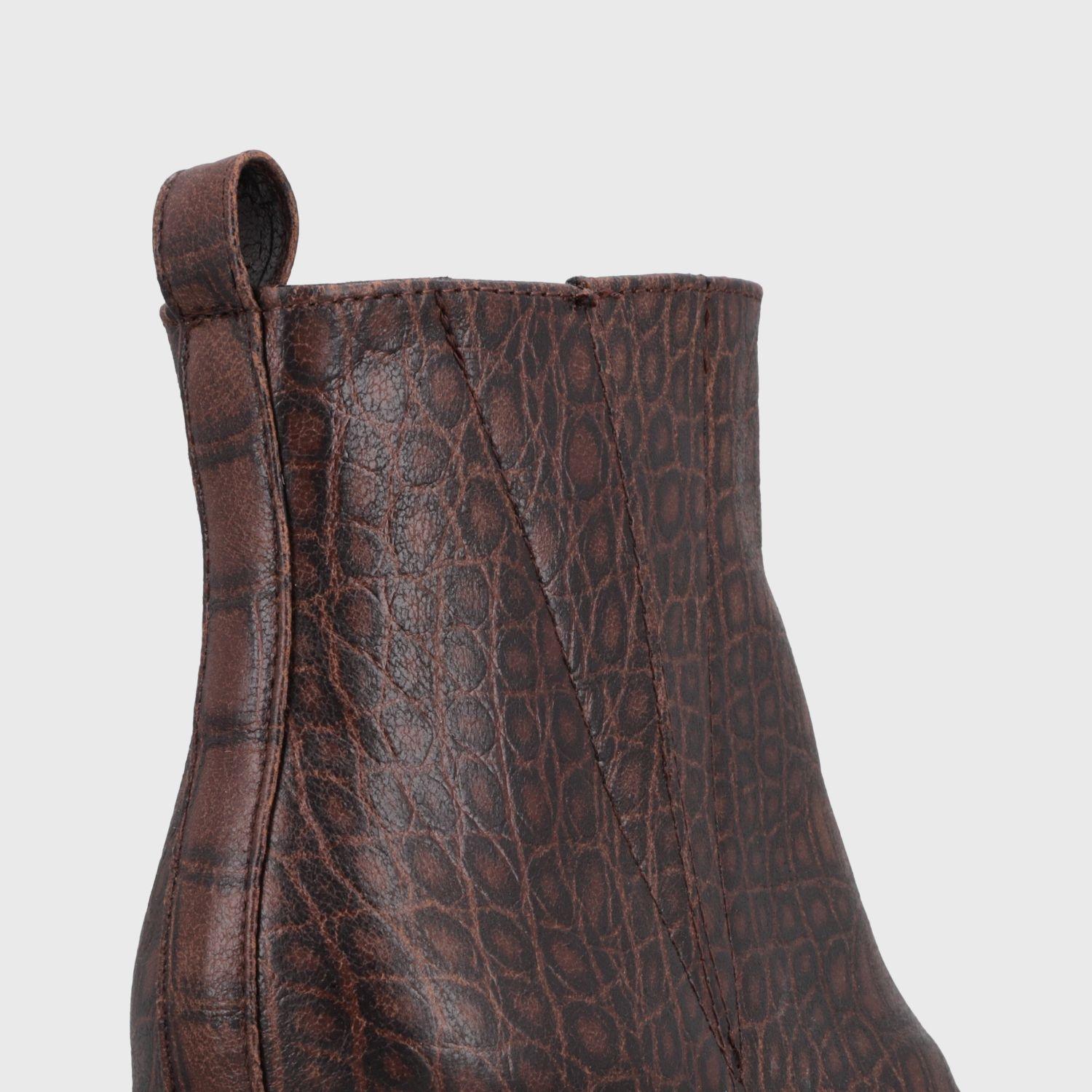 Botin Taco Café Mujer 5530053 Gotta-5