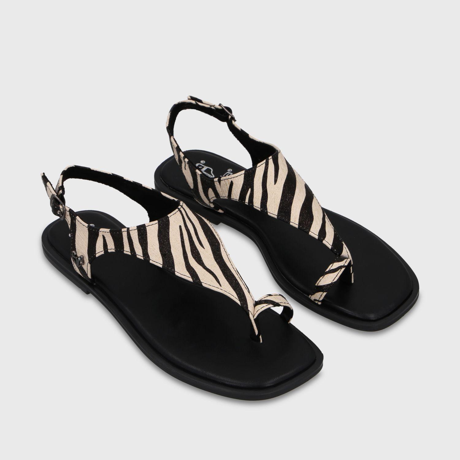 Sandalia Animal Print Mujer 65681 Gotta-2