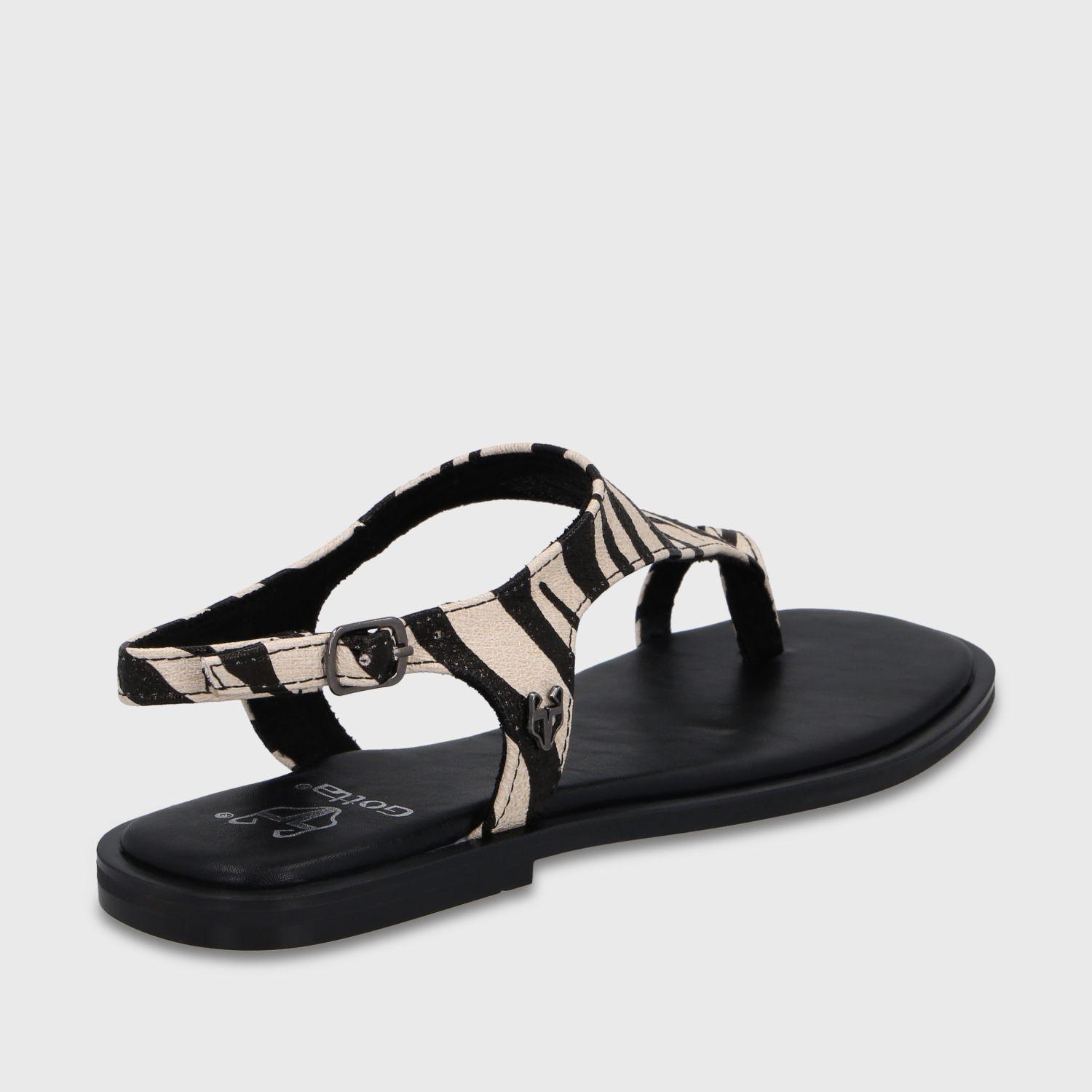 Sandalia Animal Print Mujer 65681 Gotta-4