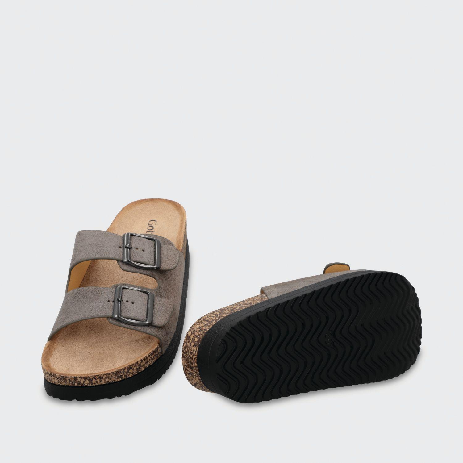 Sandalia Gris Mujer 12062 Gotta-6