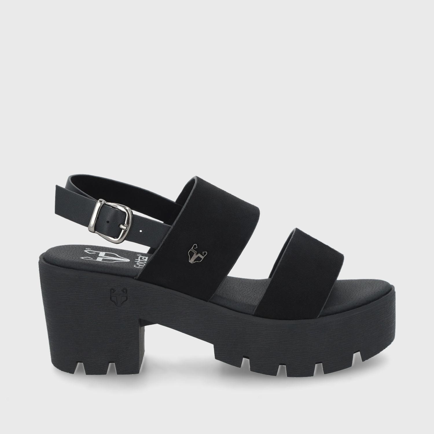 Sandalia Negra  Mujer 43021 Gotta-0