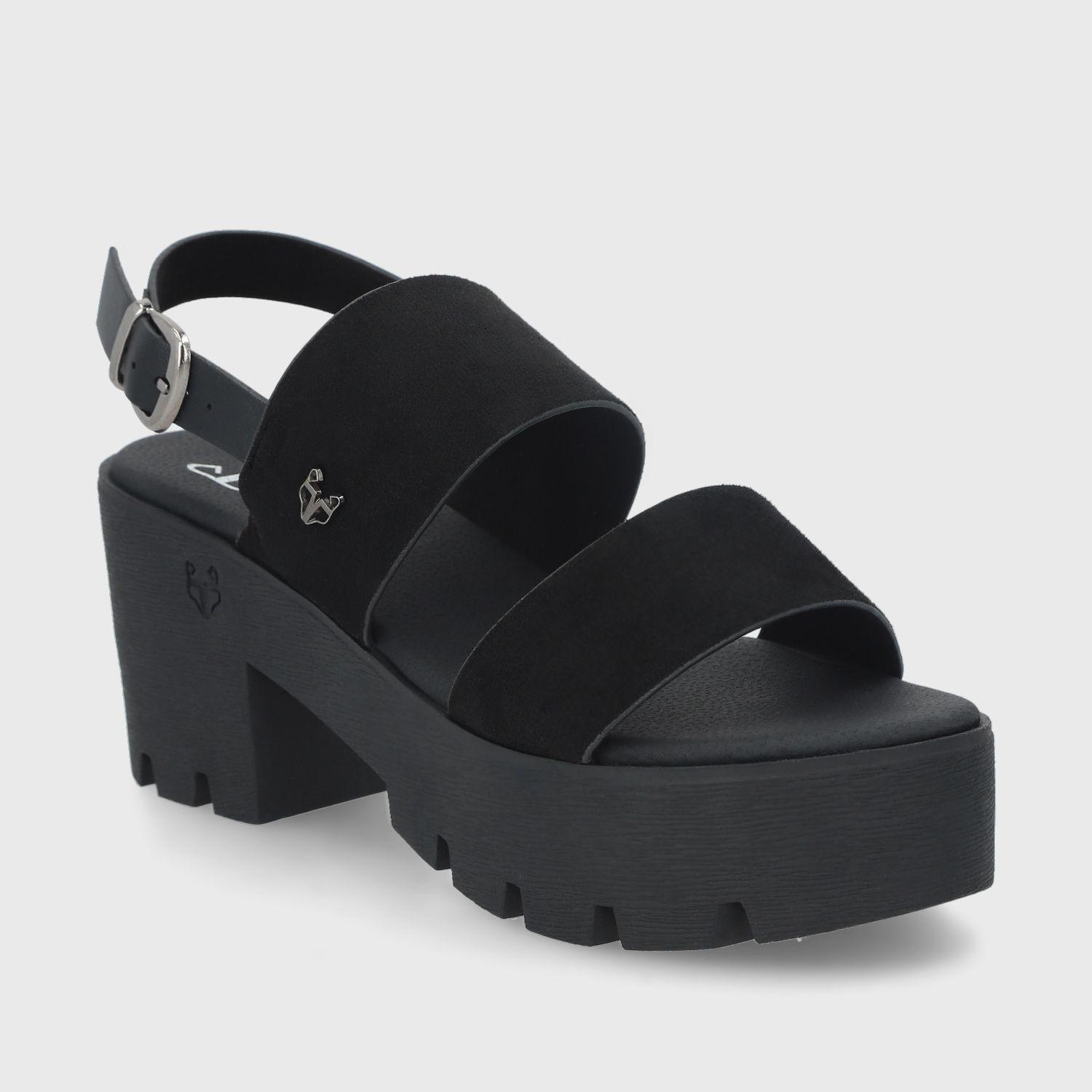 Sandalia Negra  Mujer 43021 Gotta-1