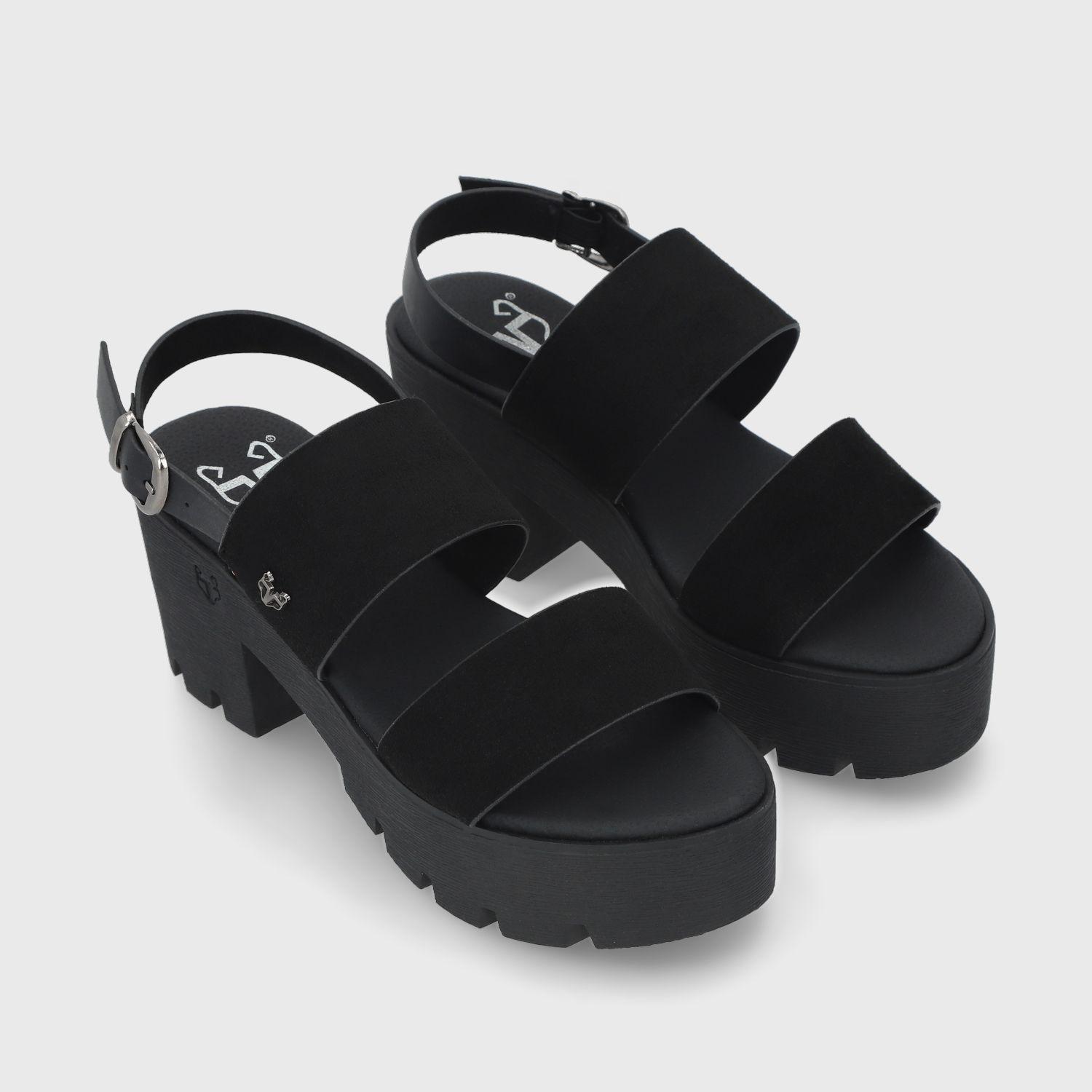 Sandalia Negra  Mujer 43021 Gotta-2