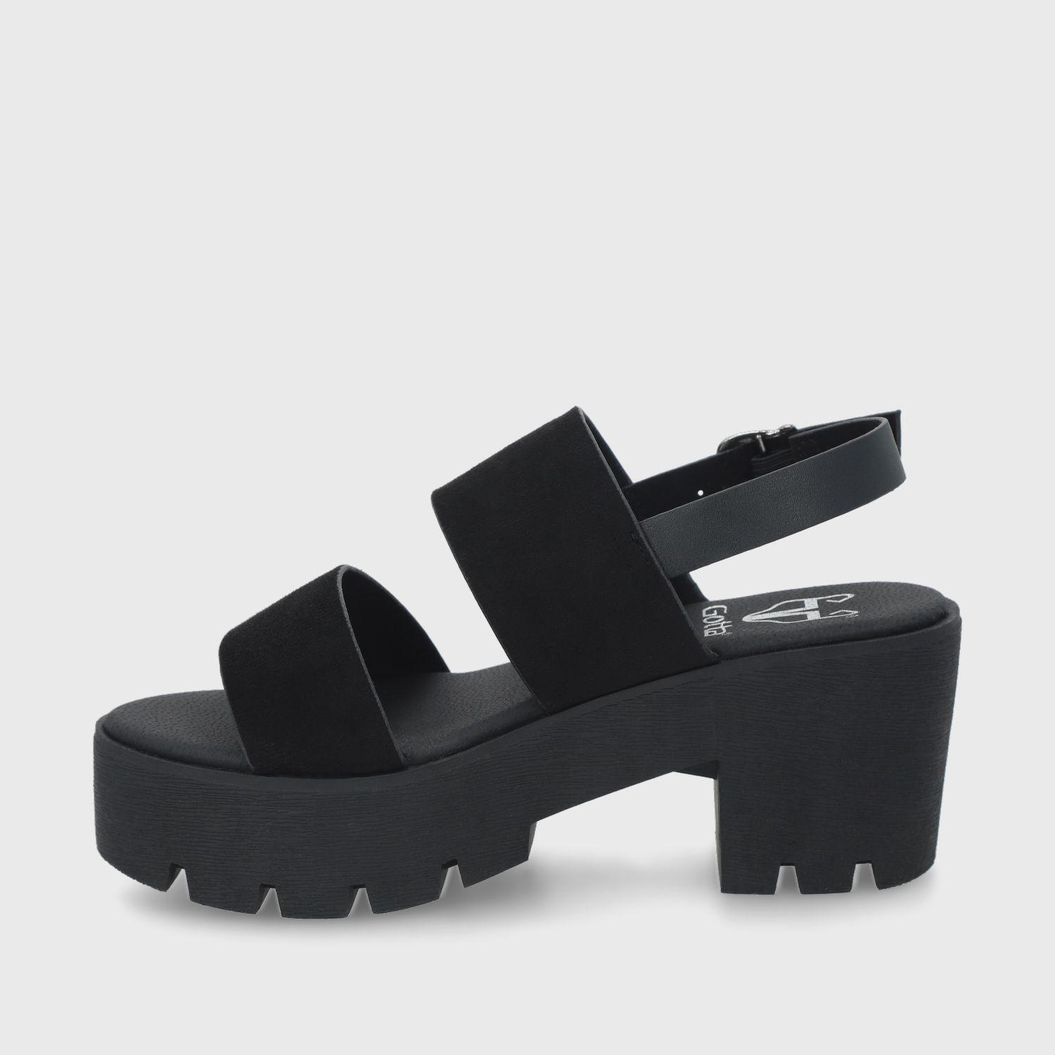 Sandalia Negra  Mujer 43021 Gotta-3