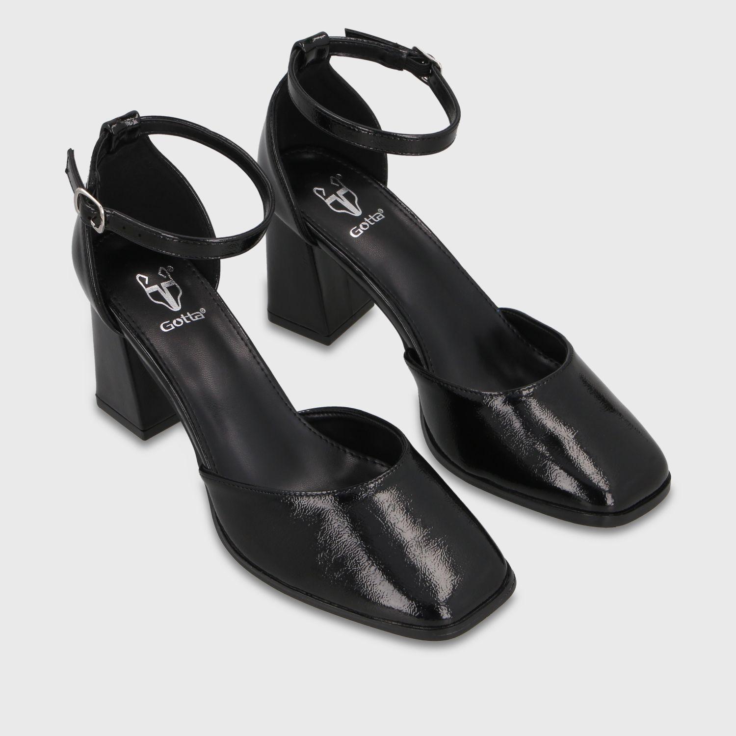 Zapato Taco Negro Mujer 64090 Gotta-2
