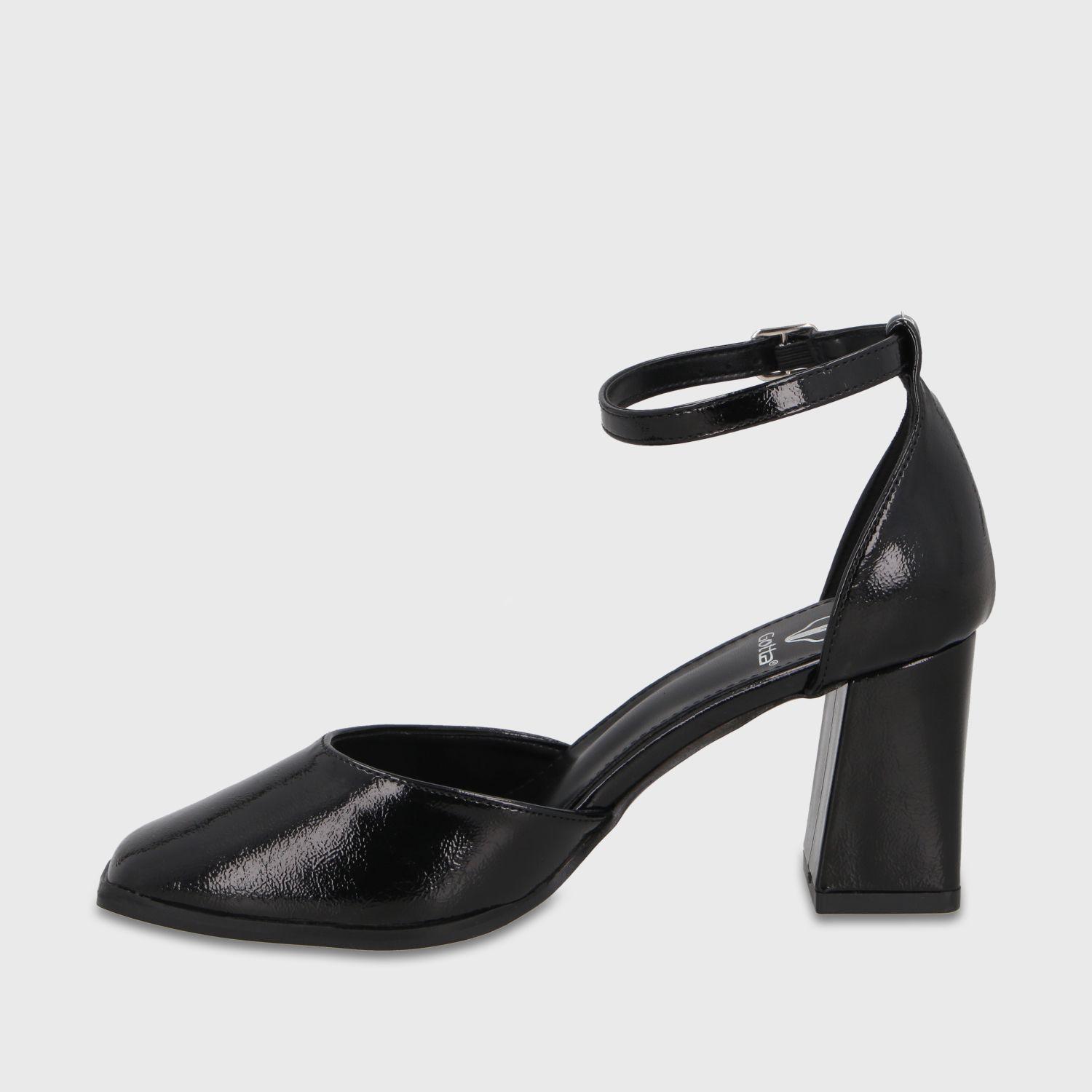 Zapato Taco Negro Mujer 64090 Gotta-3