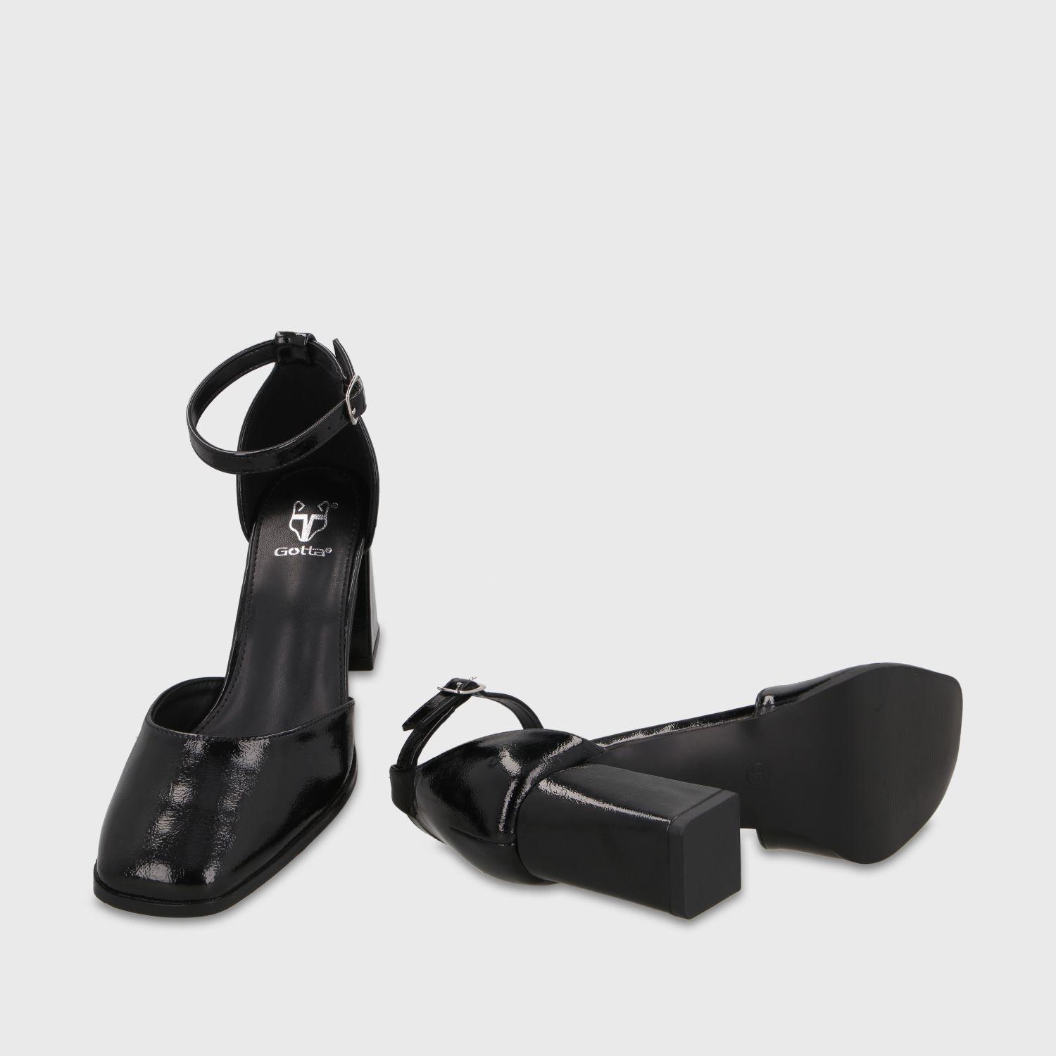 Zapato Taco Negro Mujer 64090 Gotta-6