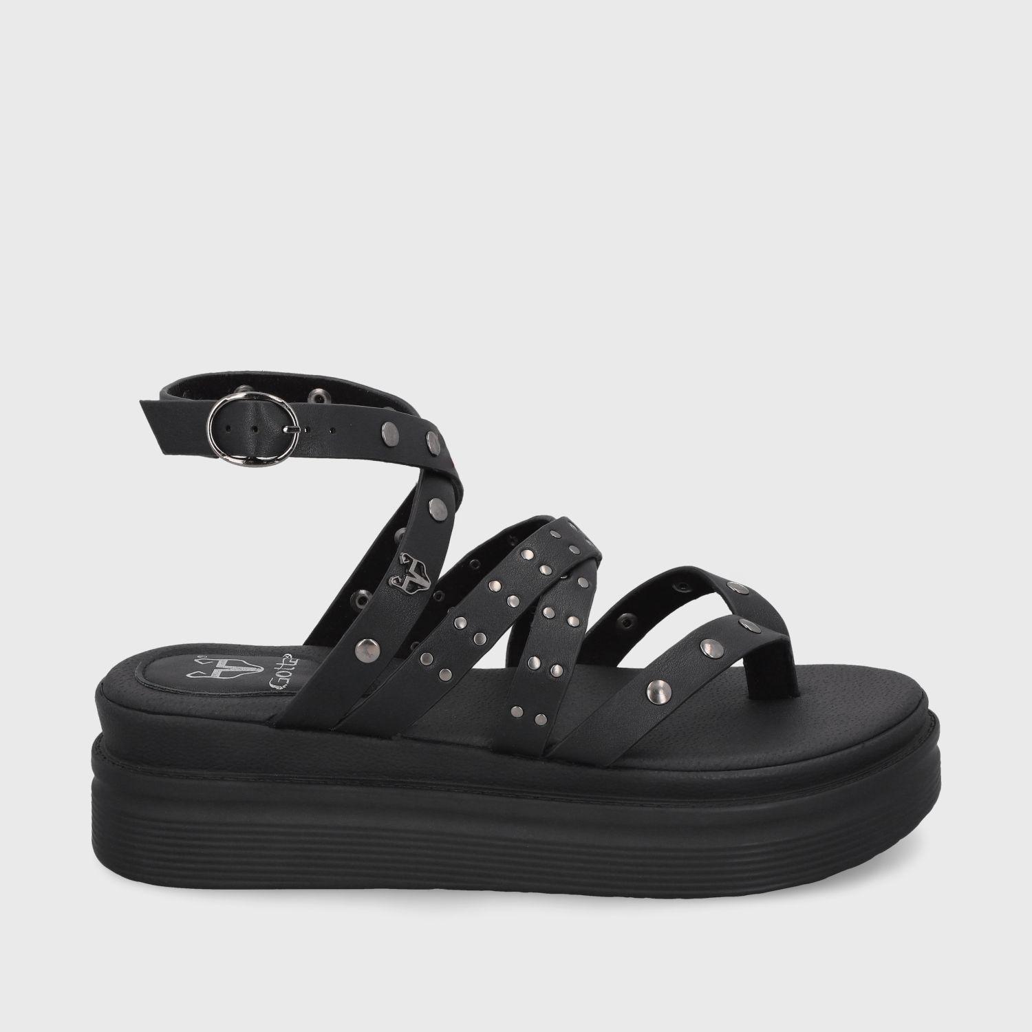 Sandalia Negra  Mujer 43013 Gotta-0