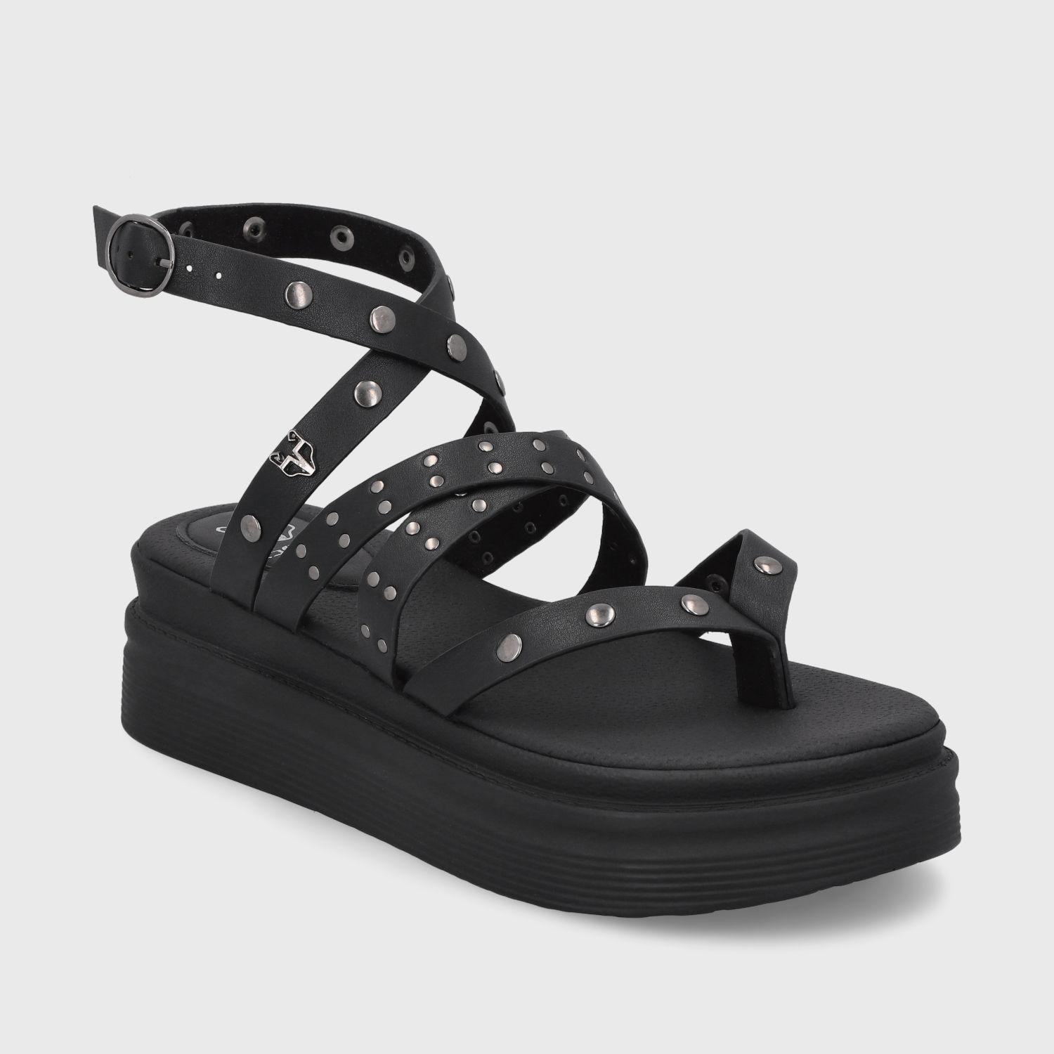 Sandalia Negra  Mujer 43013 Gotta-1