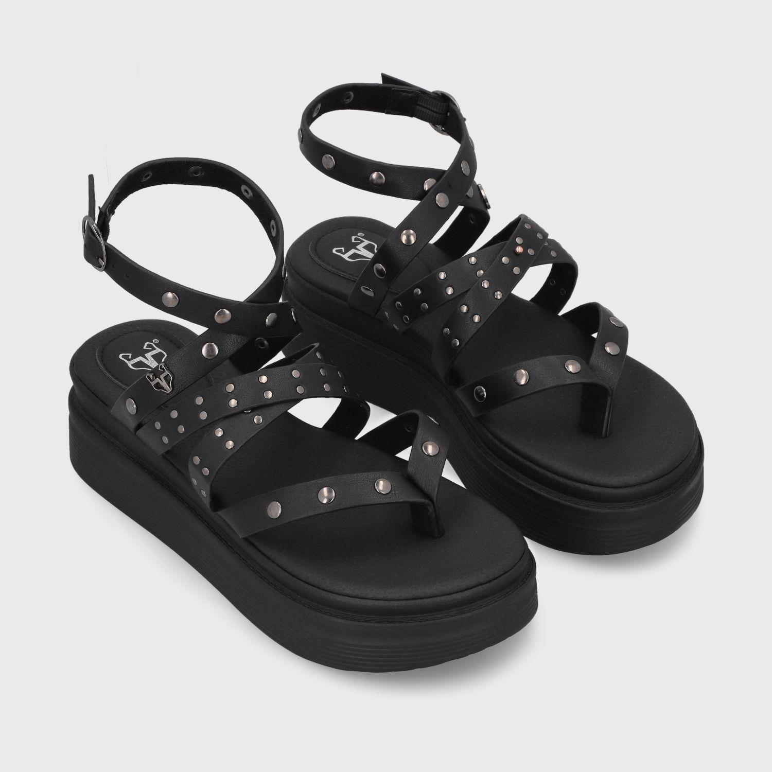 Sandalia Negra  Mujer 43013 Gotta-2