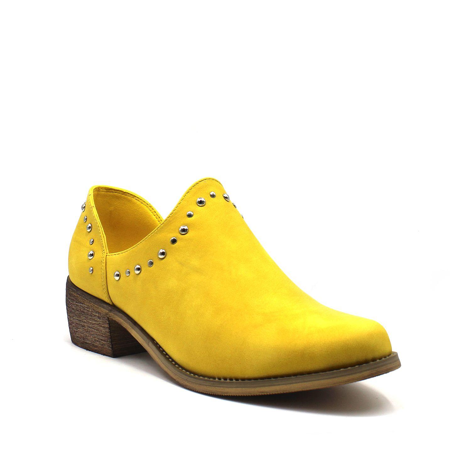Zapato Taco Amarillo Mujer 87158 Gotta-1