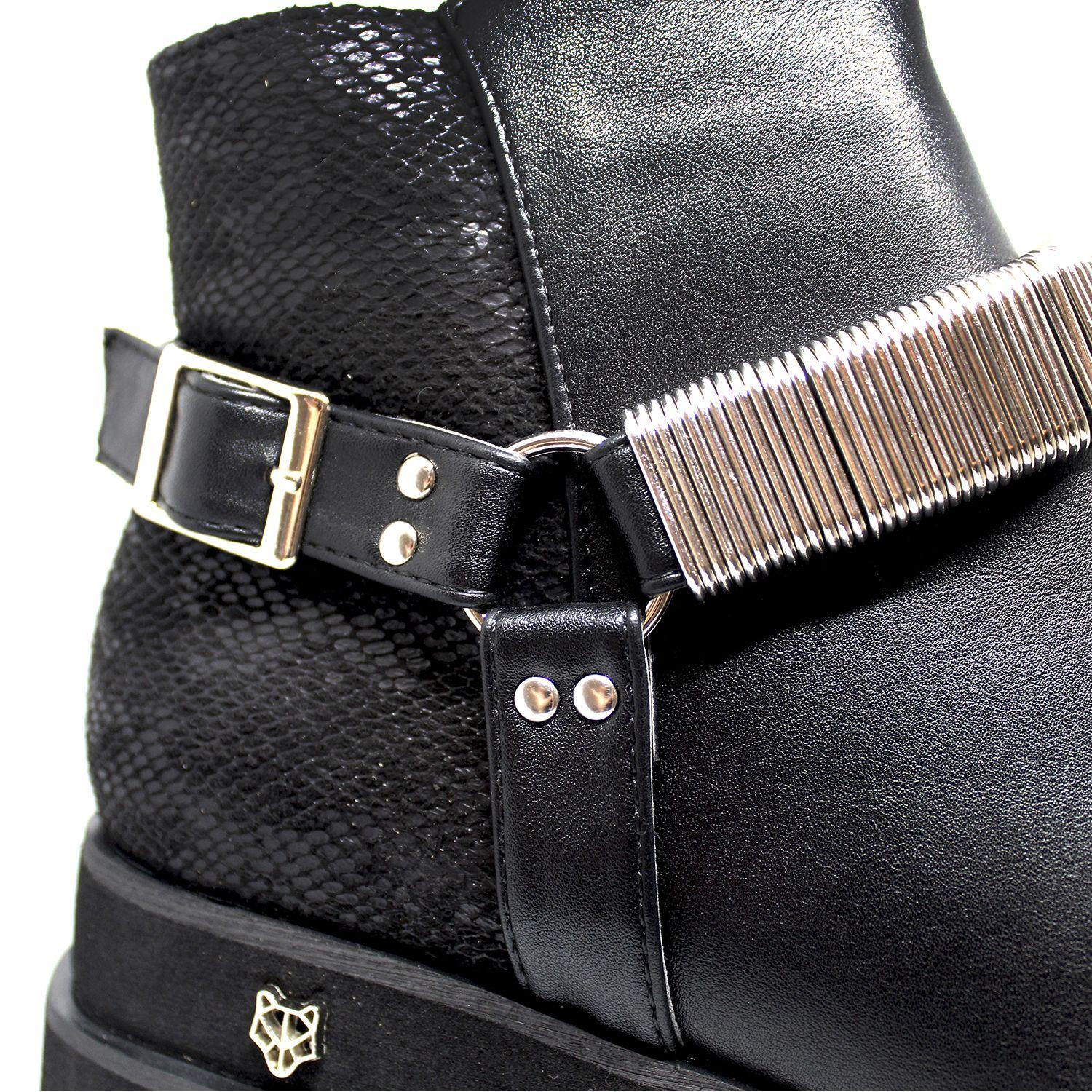 Botín Negro Mujer 15883 Gotta-6