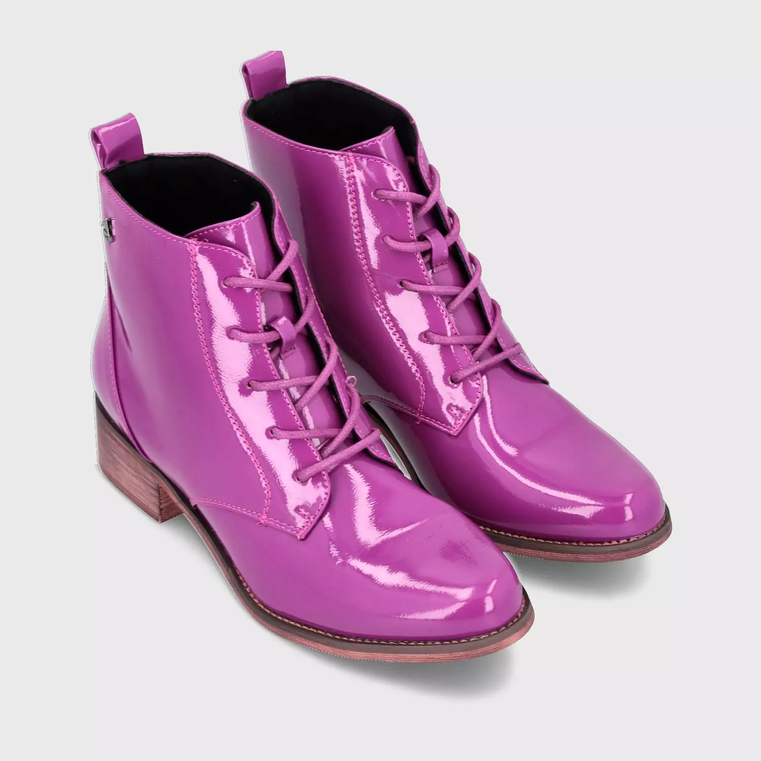 Botín Morado Charol Mujer 13551 Gotta-2