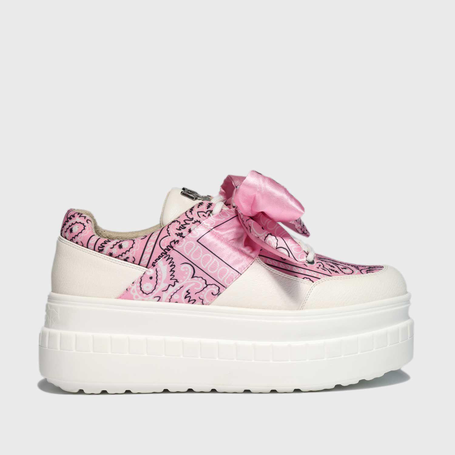 Zapatilla Blanca Estampada Mujer 13265 Gotta-0
