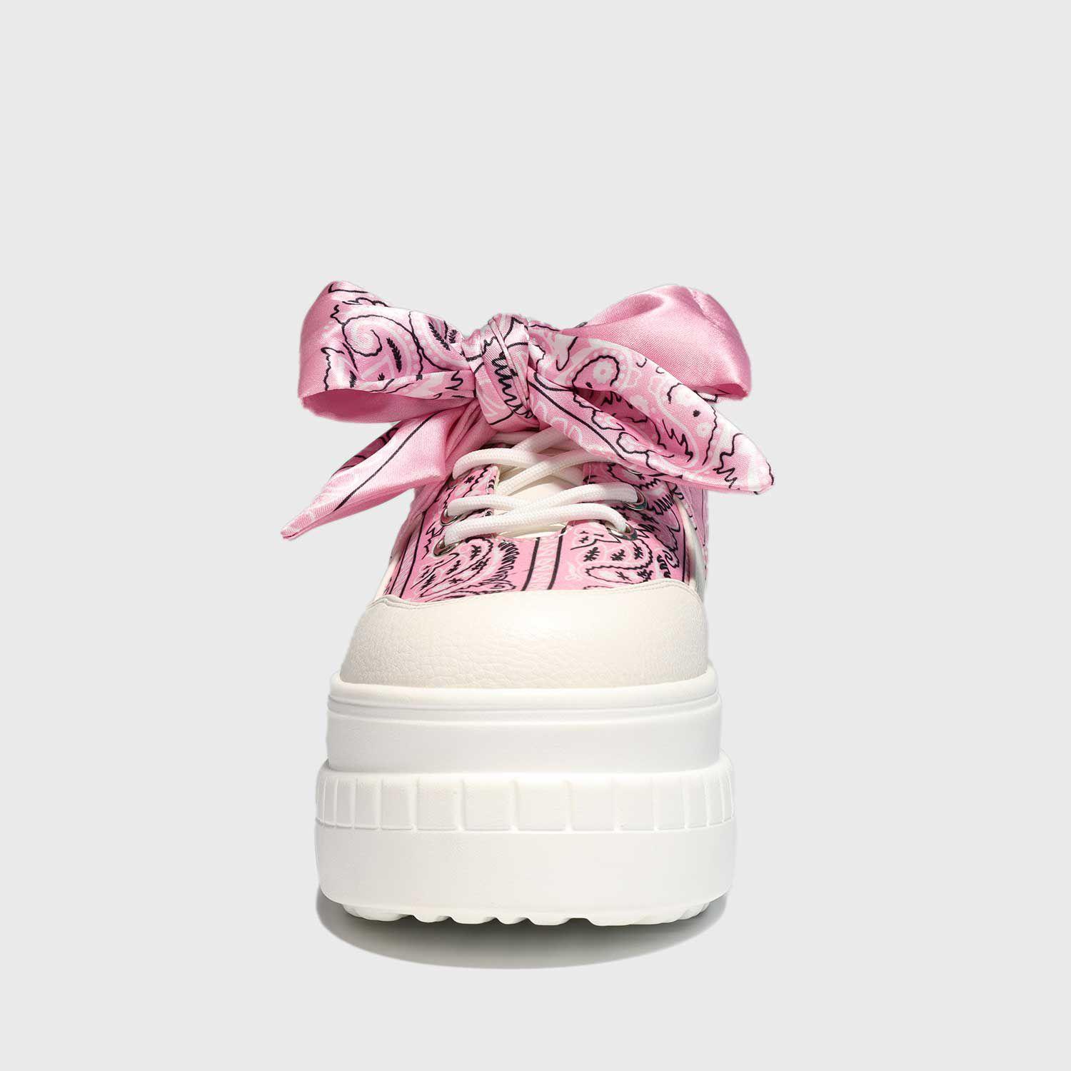 Zapatilla Blanca Estampada Mujer 13265 Gotta-2