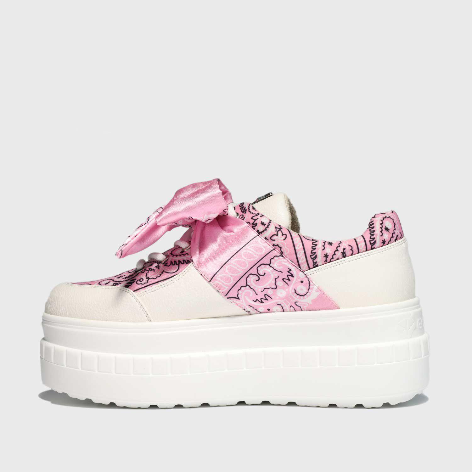 Zapatilla Blanca Estampada Mujer 13265 Gotta-3