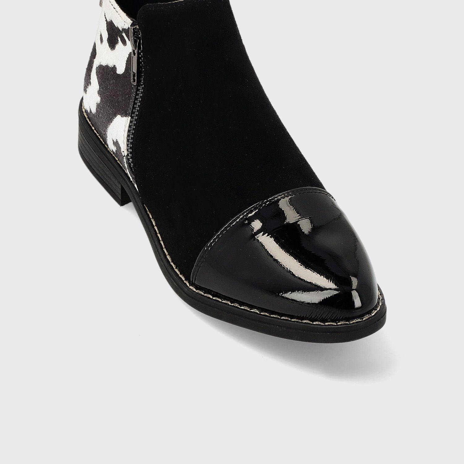 Botín Animal Print Mujer C7338 Gotta-5