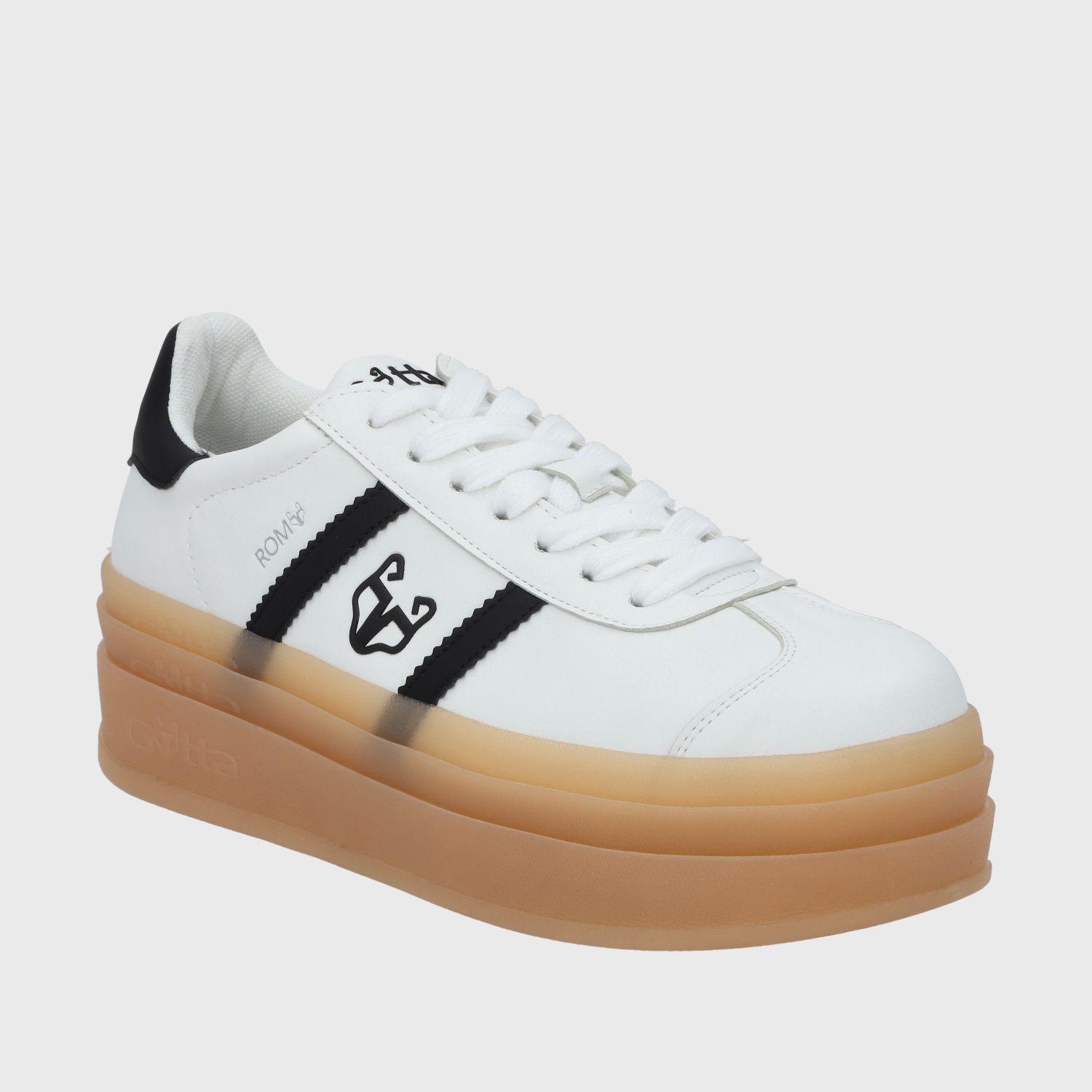 zapatilla Plataforma Blanco Mujer 53750 Gotta-1