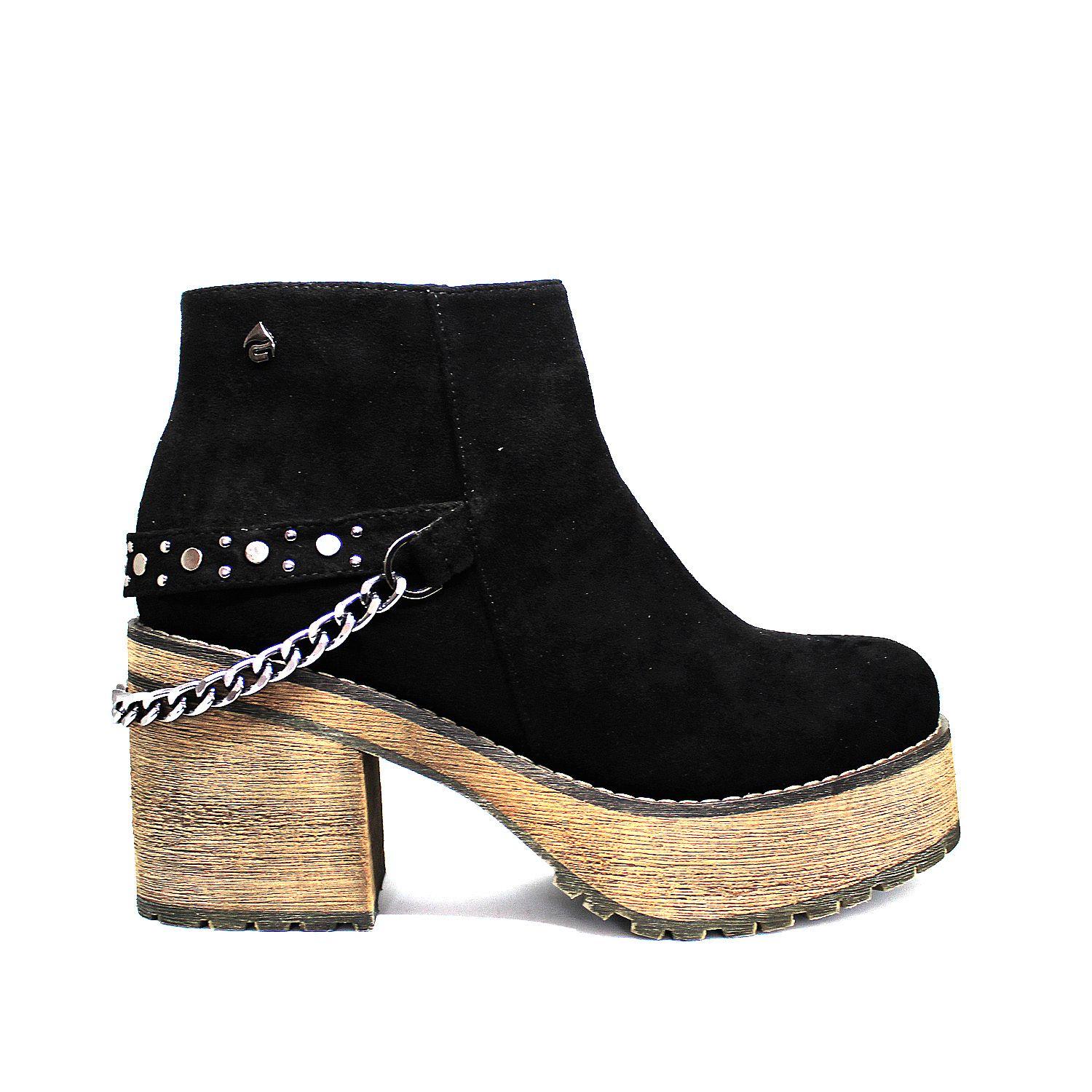 Botín Negro Mujer 15062 Gotta-0