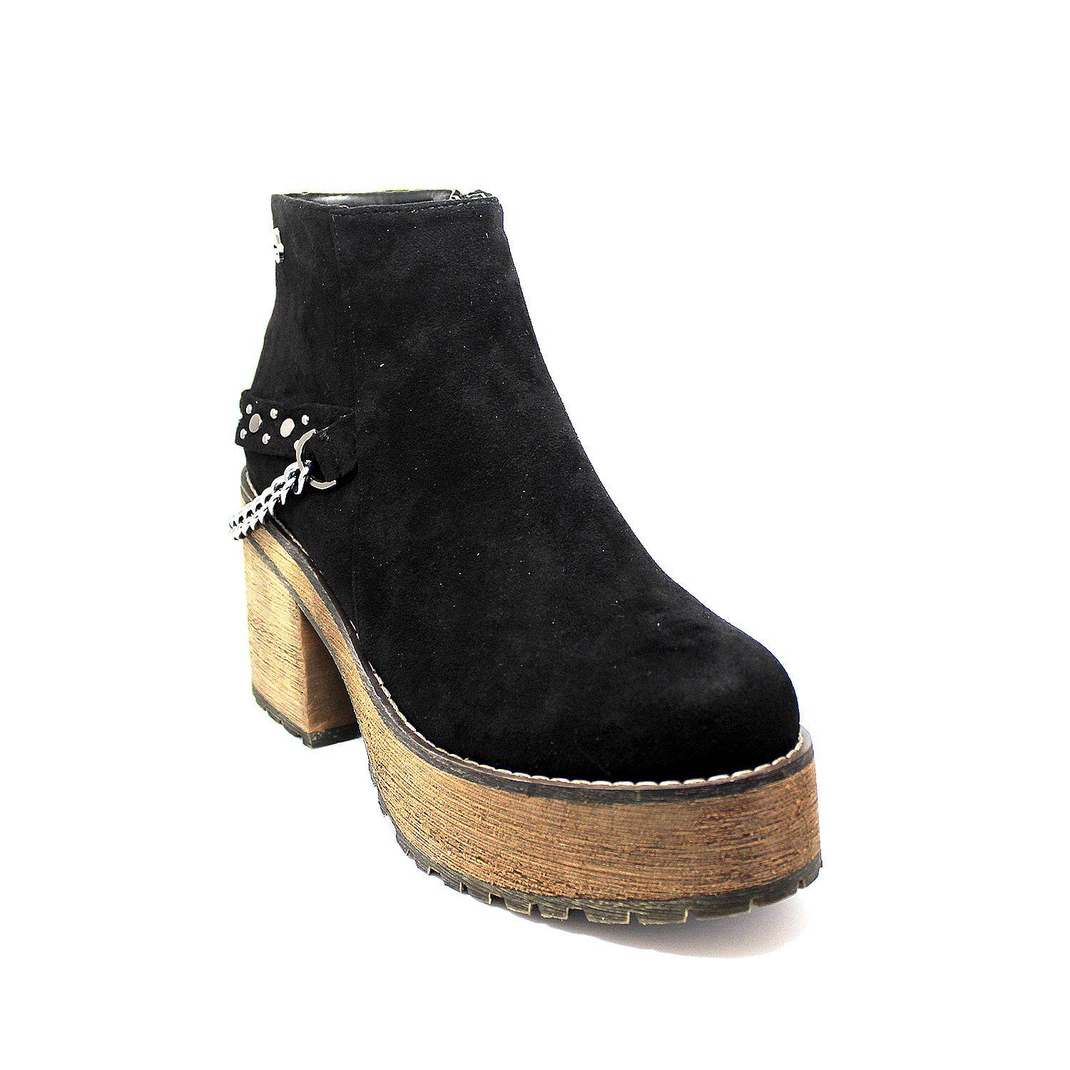 Botín Negro Mujer 15062 Gotta-1