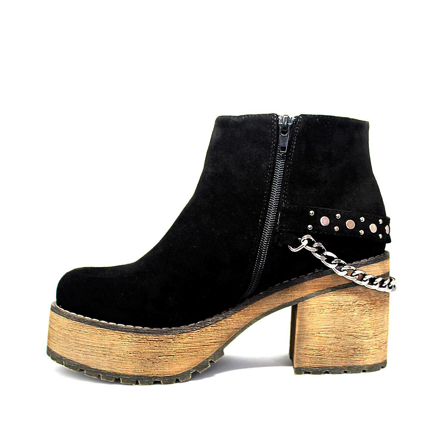 Botín Negro Mujer 15062 Gotta-3