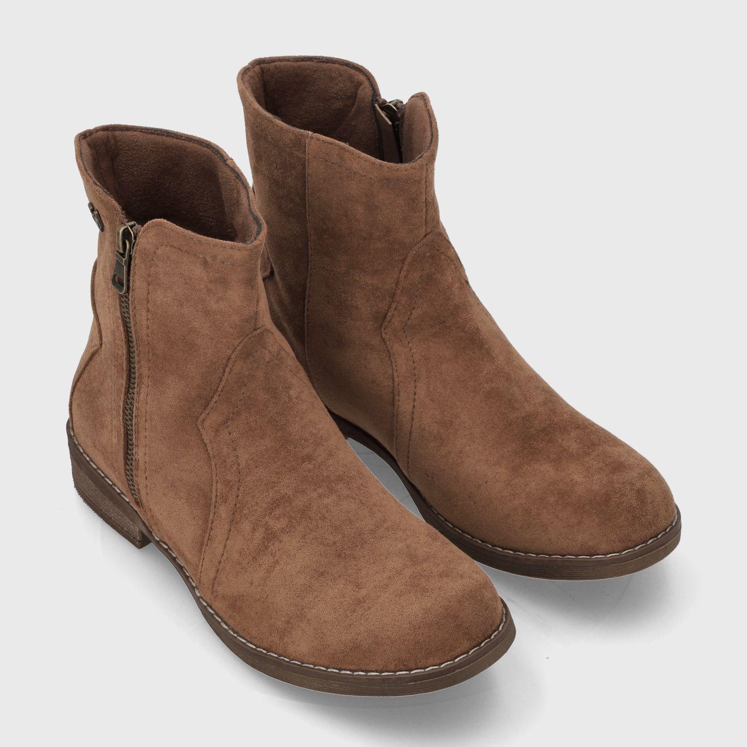 Botin Camel Mujer 23703 Gotta-2