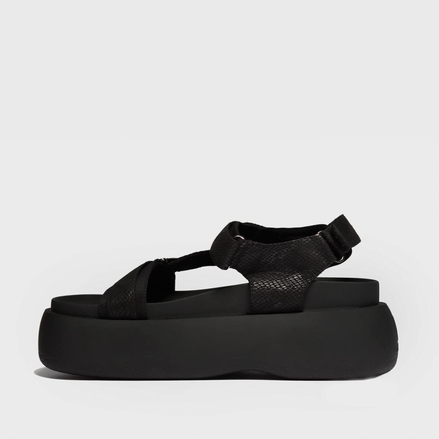 Sandalia Plataforma Negra Mujer 25274 Gotta-3