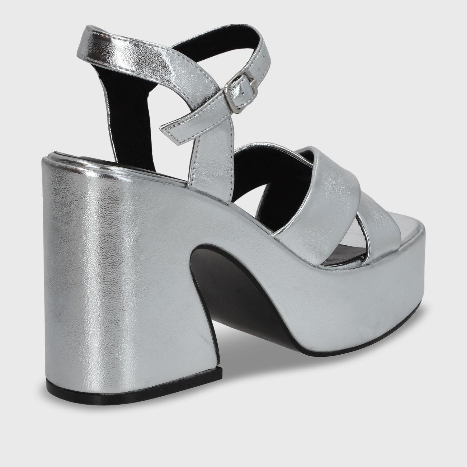 Sandalia Plataforma Plateado Mujer 45701 Gotta-4