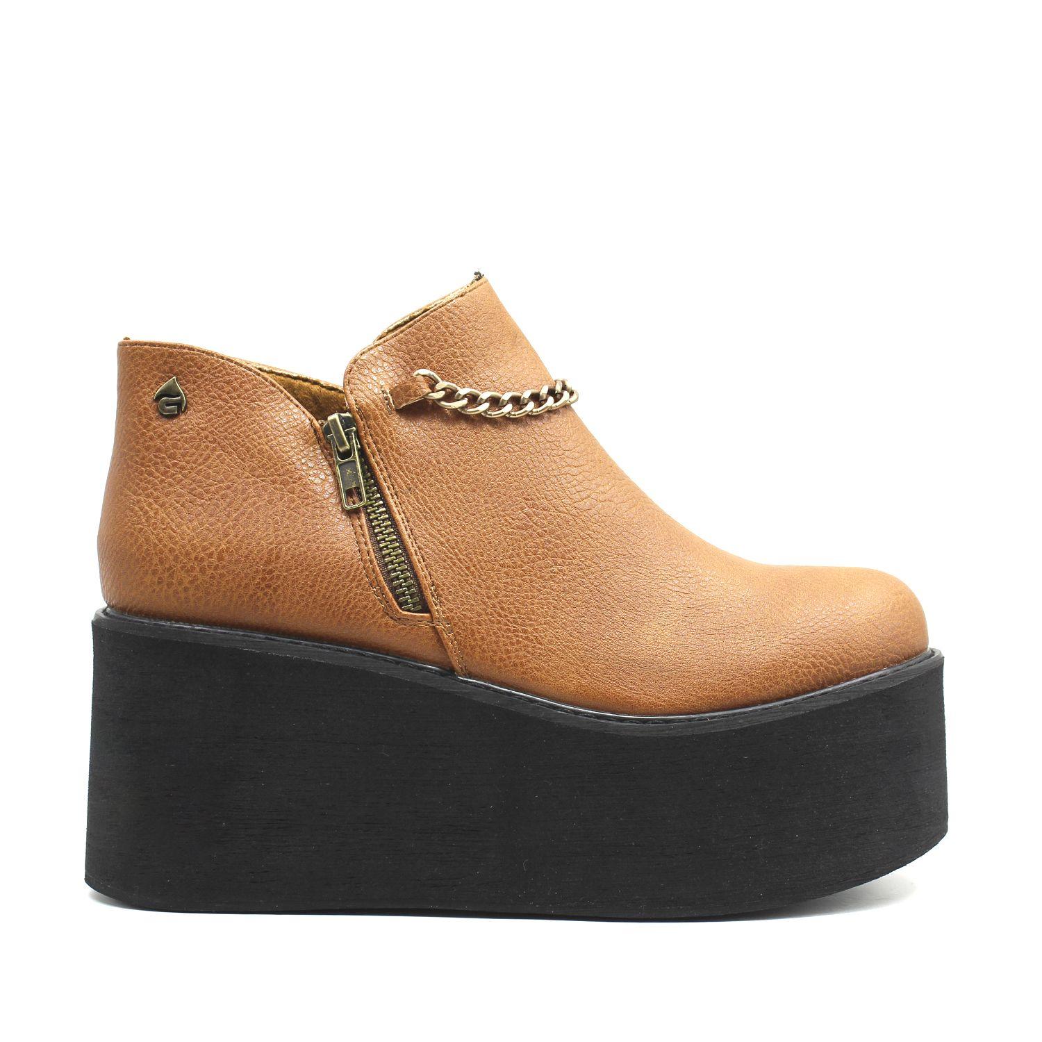 Botín Camel Mujer C7334 Gotta-0