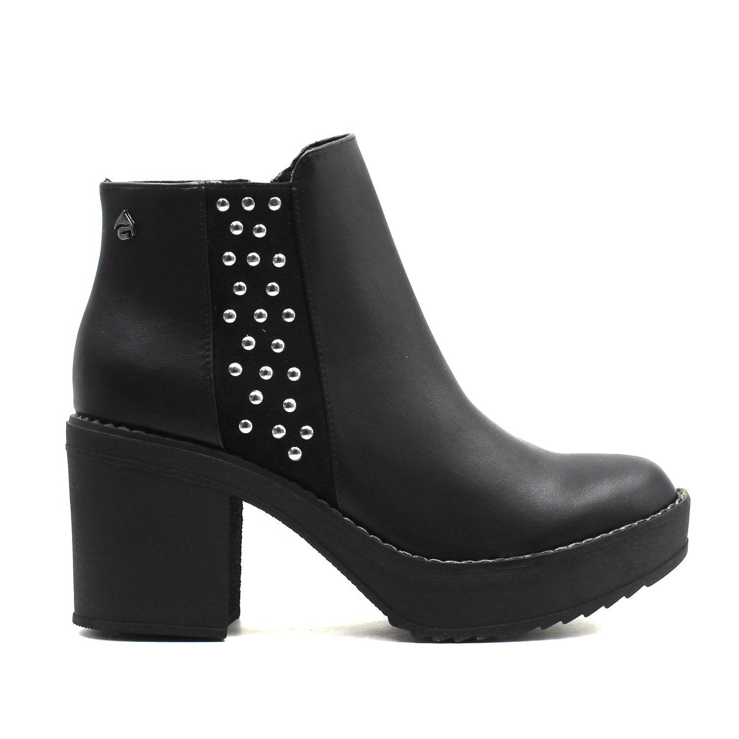 Botín Negro Mujer 13500 Gotta-0
