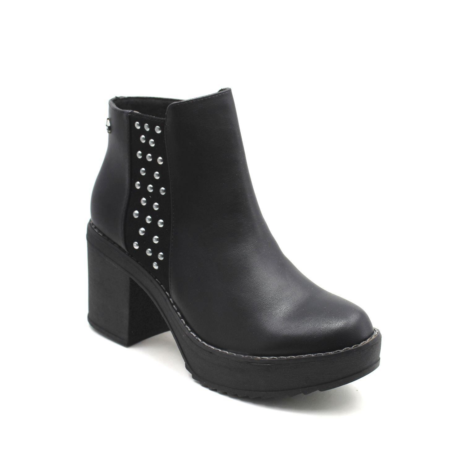Botín Negro Mujer 13500 Gotta-1