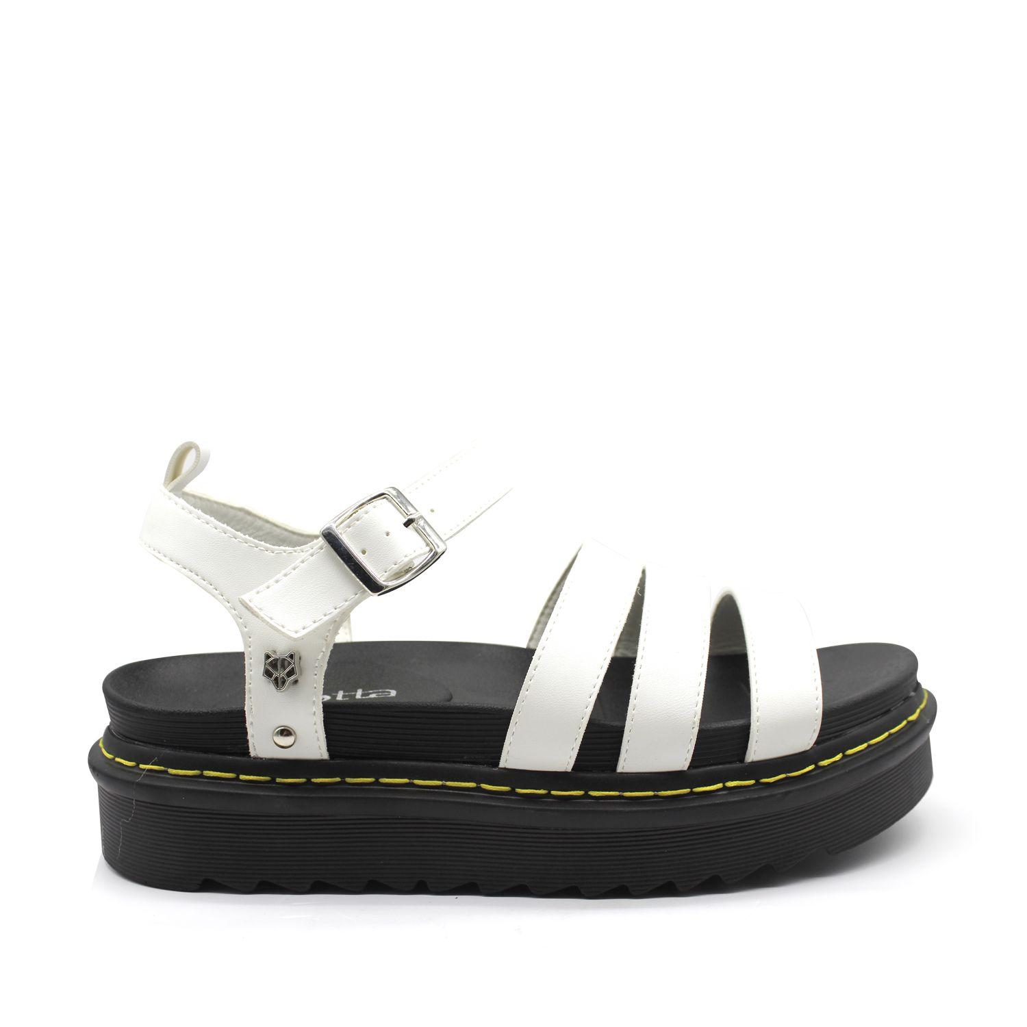 Sandalia Blanca Mujer 14301 Gotta-0