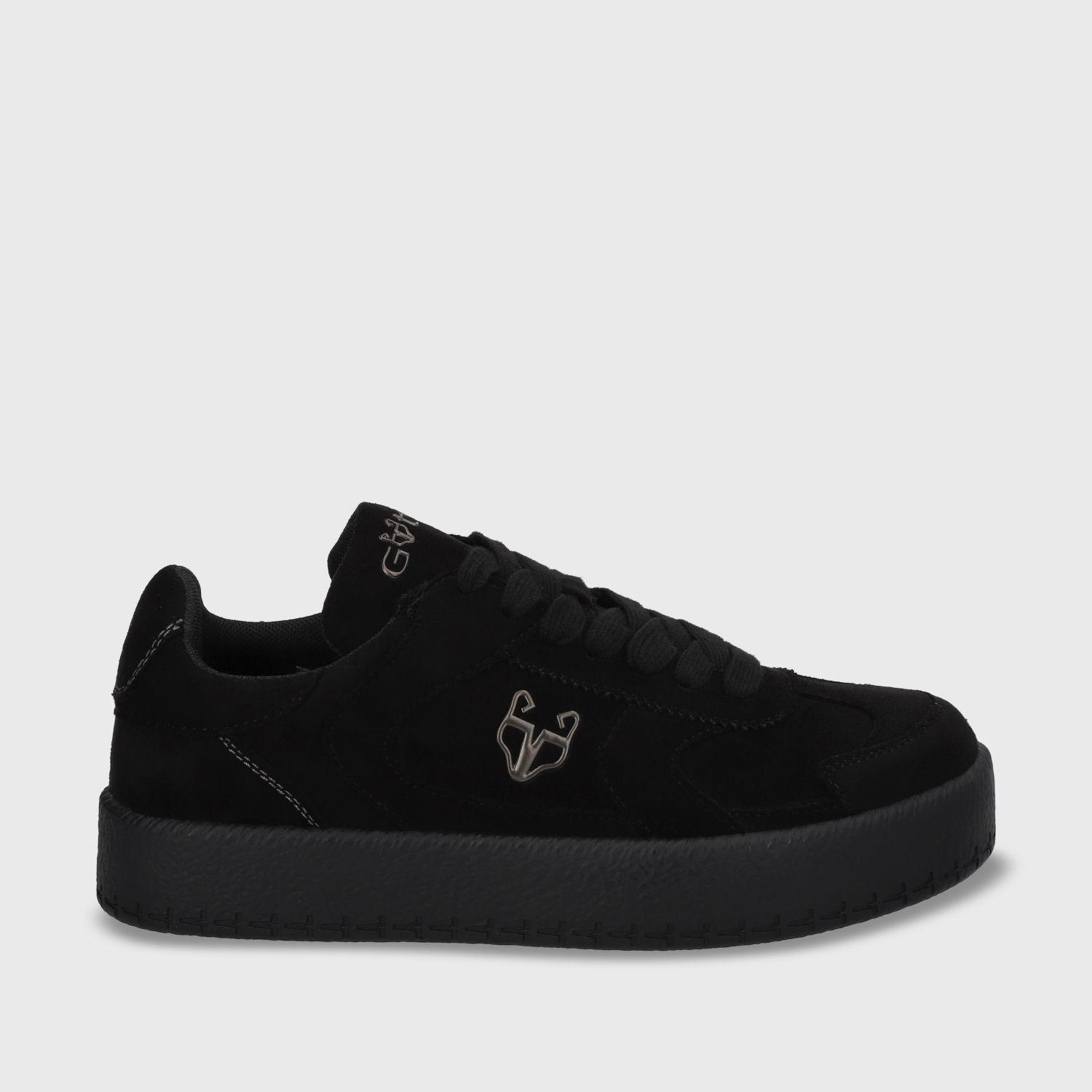zapatilla Plano Negro Mujer 53741 Gotta-0