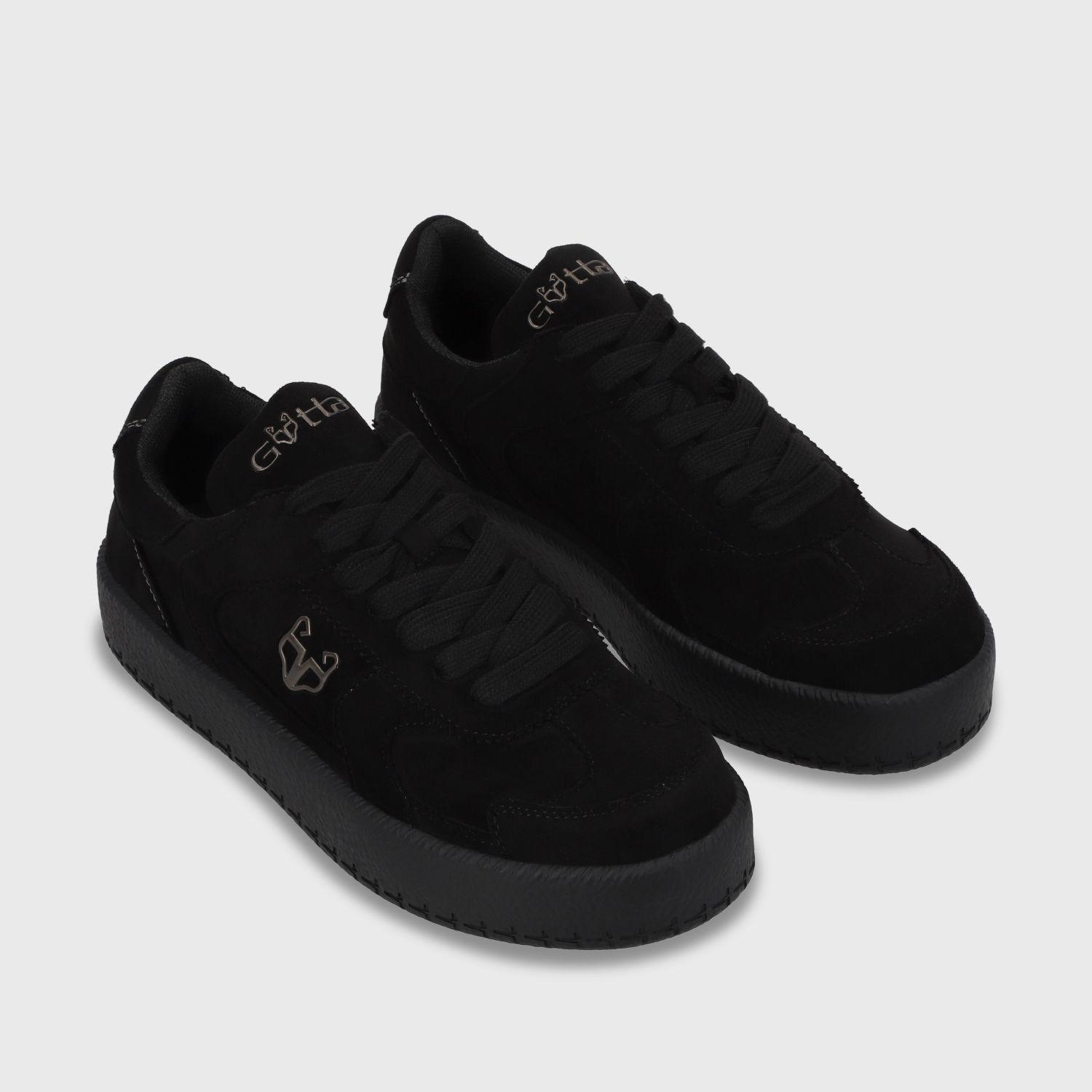 zapatilla Plano Negro Mujer 53741 Gotta-1