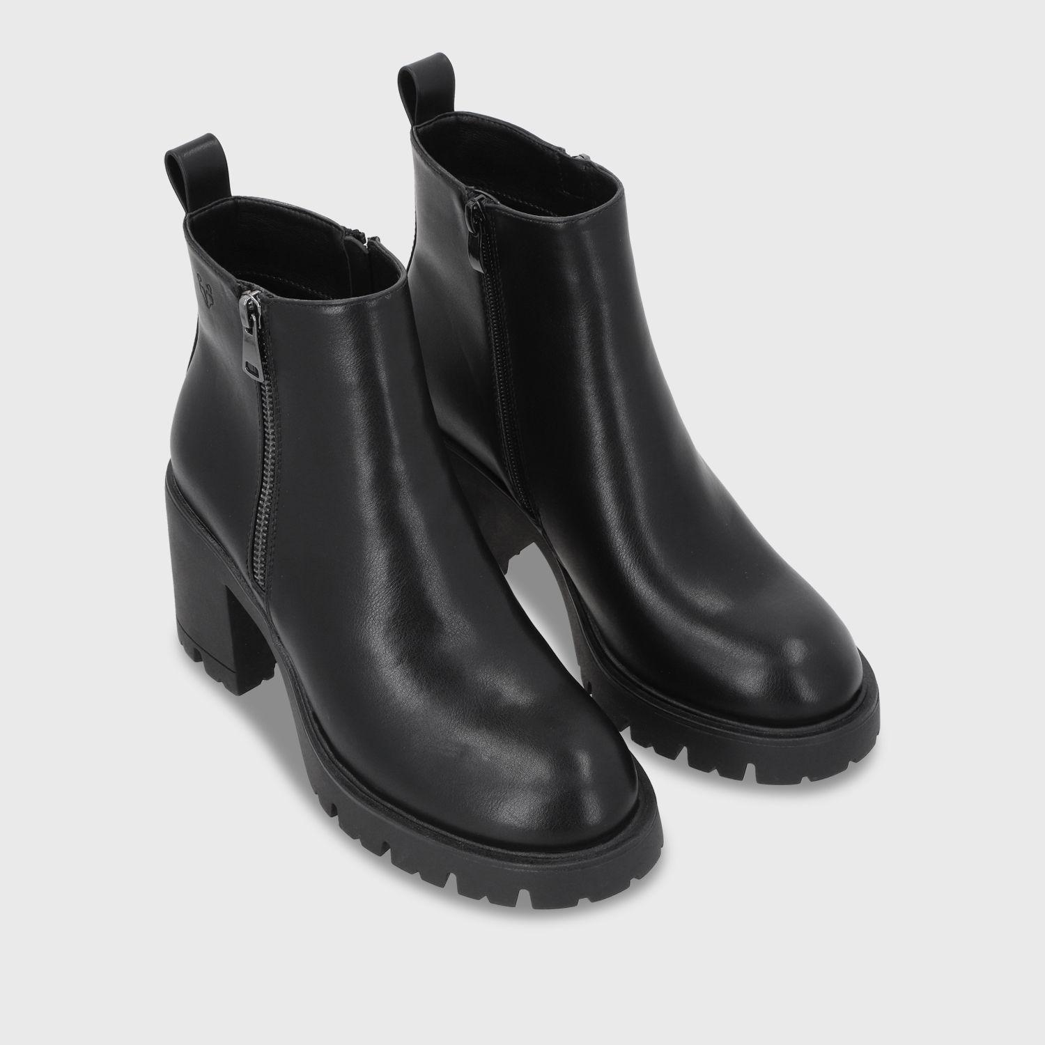 Botin Taco Negro Mujer 56061 Gotta-2