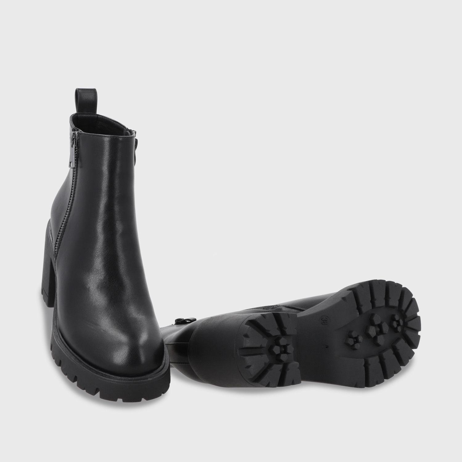 Botin Taco Negro Mujer 56061 Gotta-6