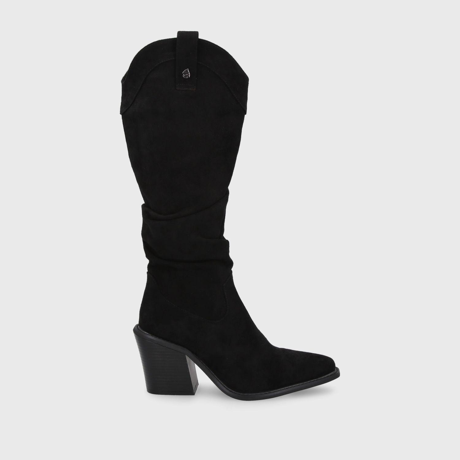 Bota Taco Negra Mujer 33773 Gotta-0