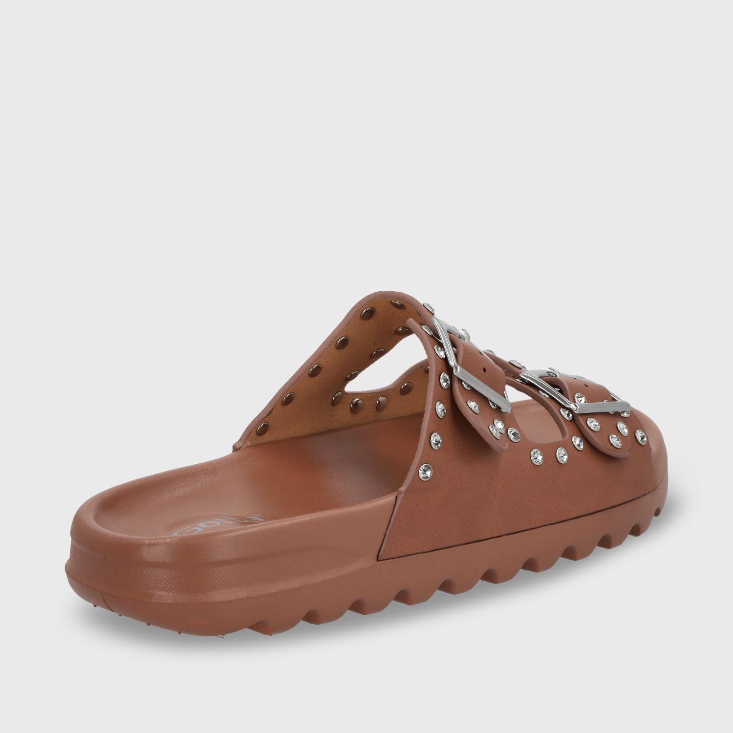 Sandalia Plana Café Mujer 52060 Gotta-4