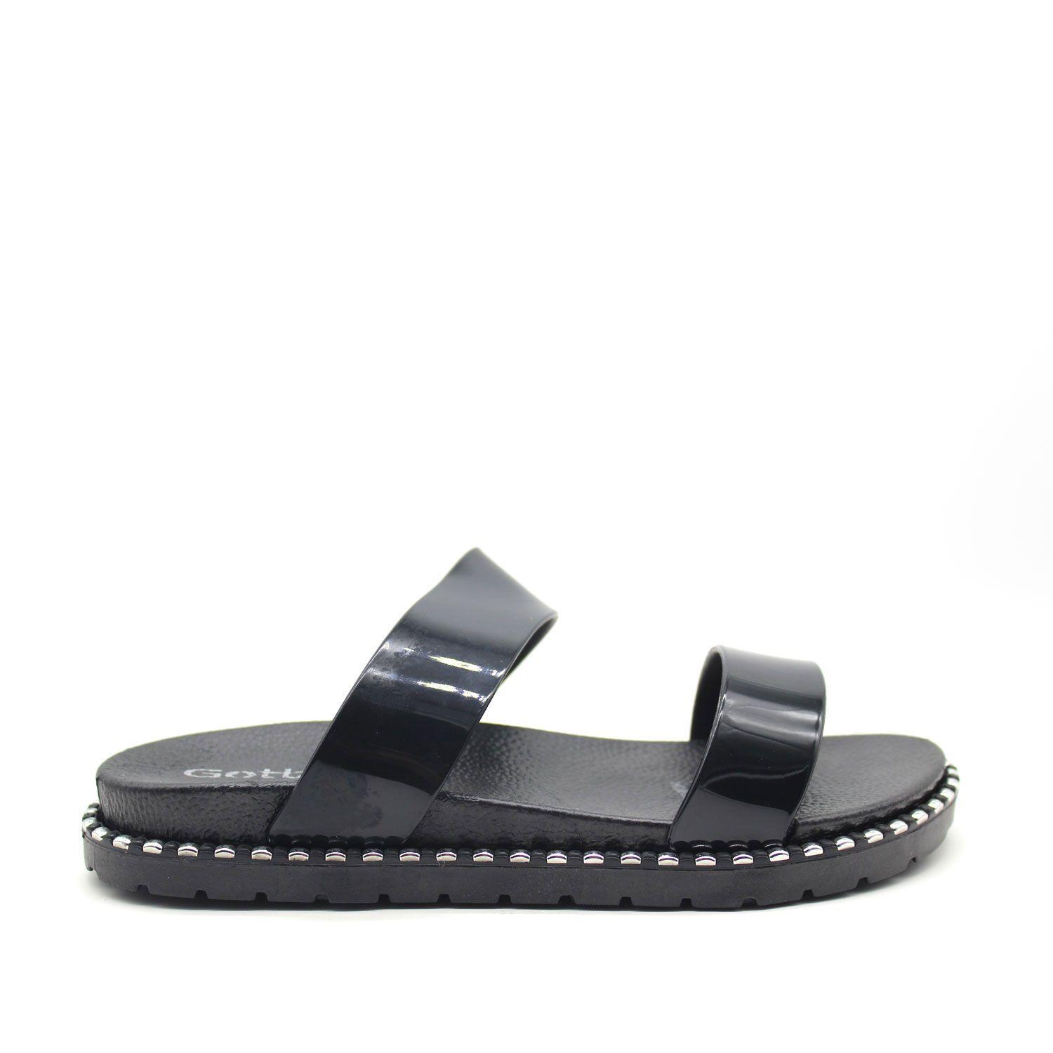 Sandalia Negra Mujer C5850 Gotta-0