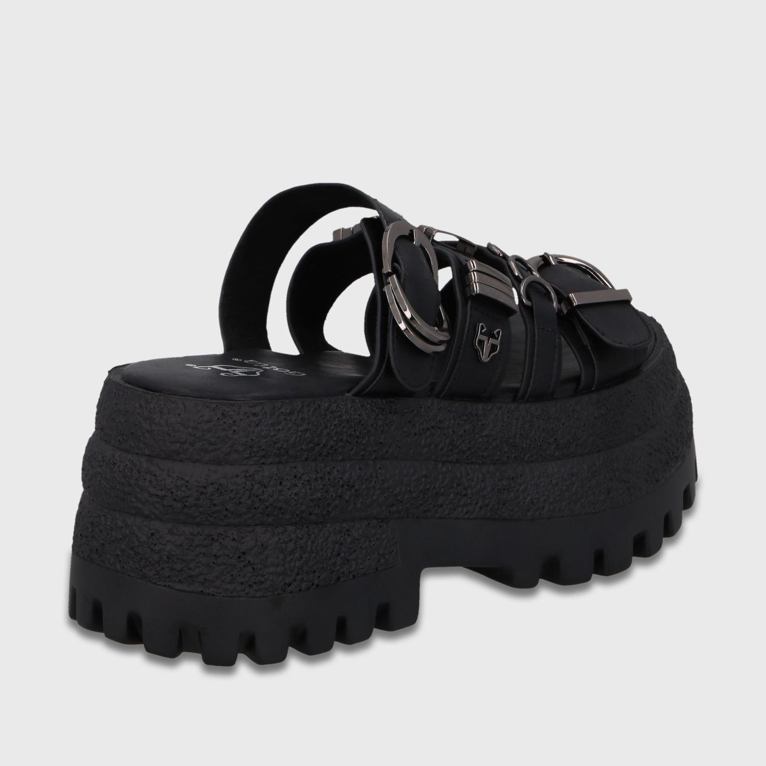 Sandalia Plataforma Negra Mujer 55294 Gotta-4