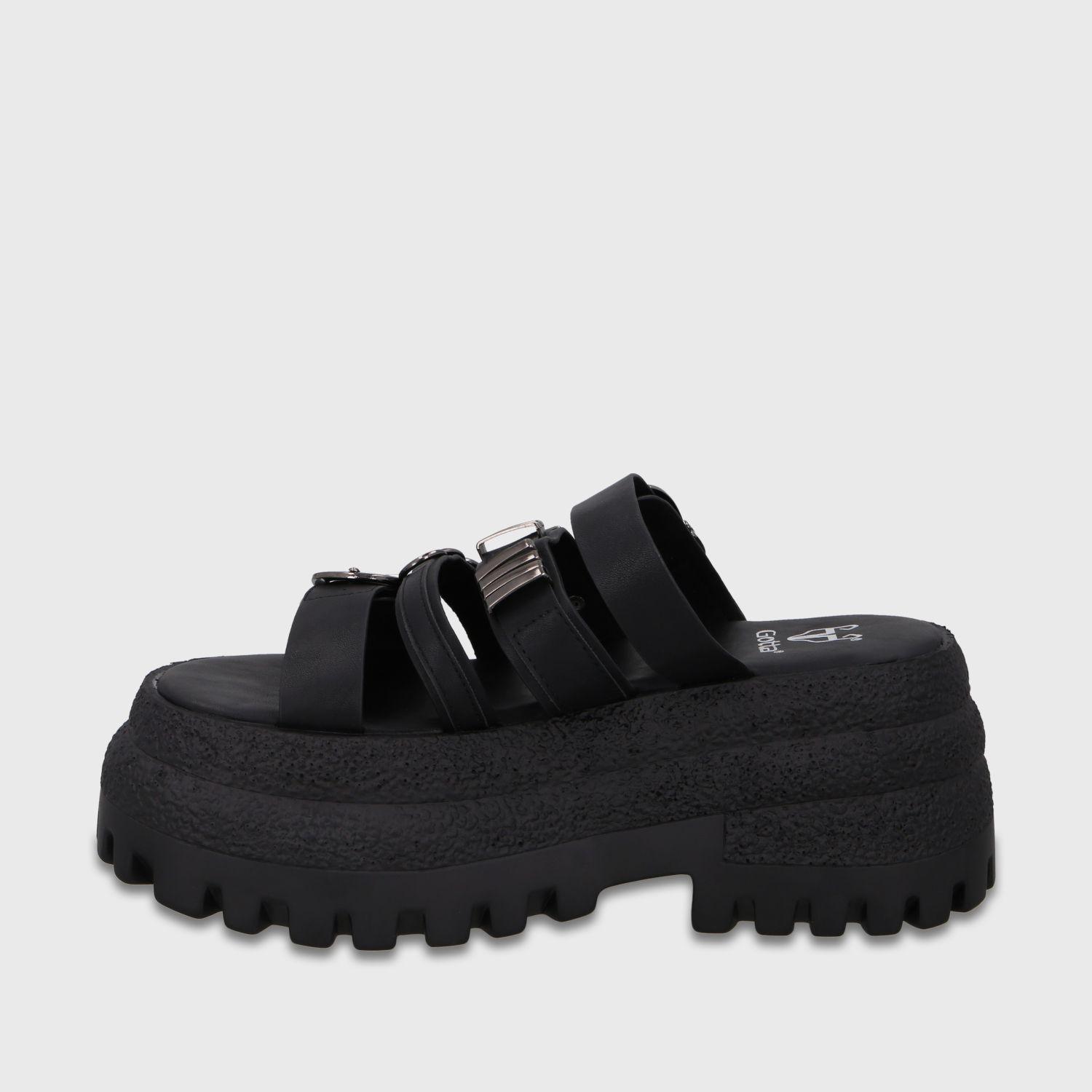 Sandalia Plataforma Negra Mujer 55294 Gotta-3