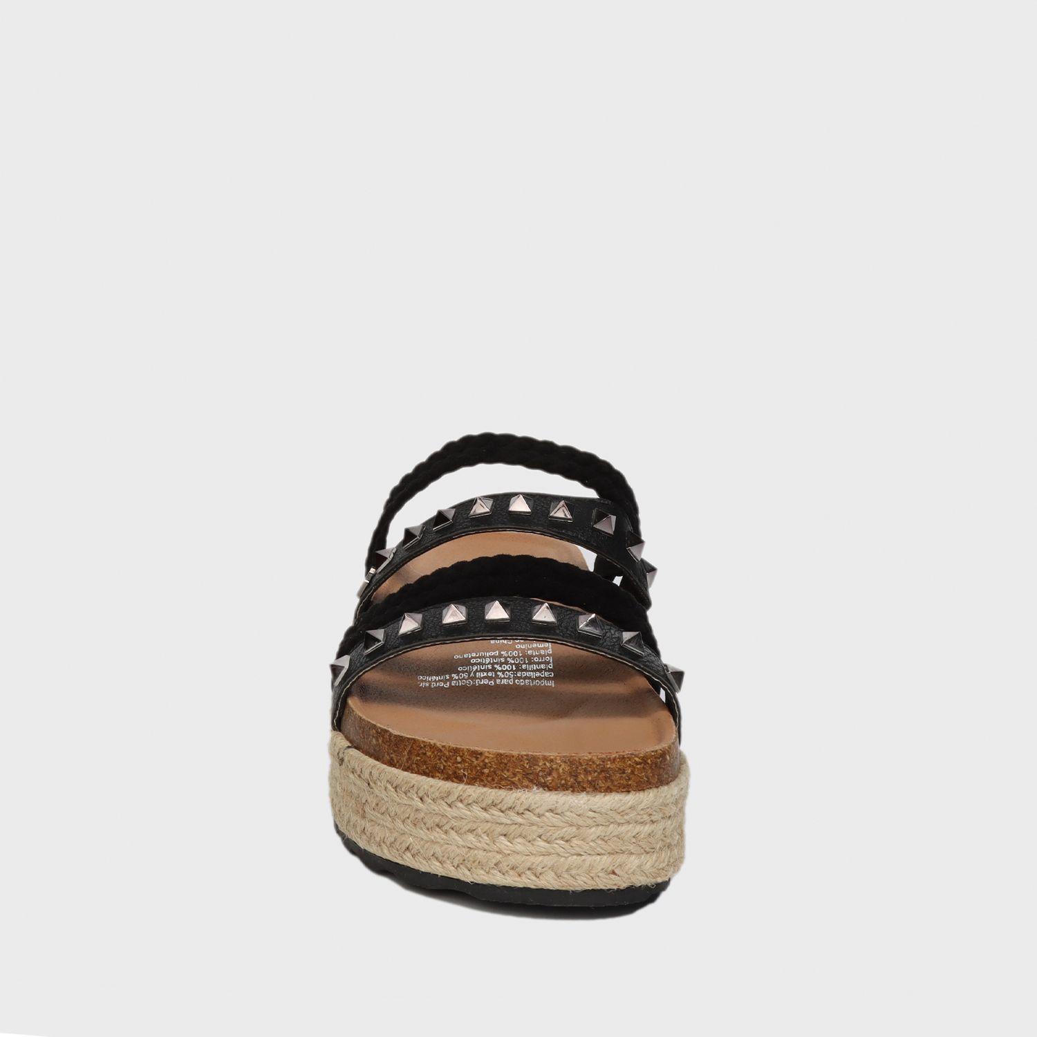 Sandalia Plataforma Negra Mujer 23200 Gotta-2